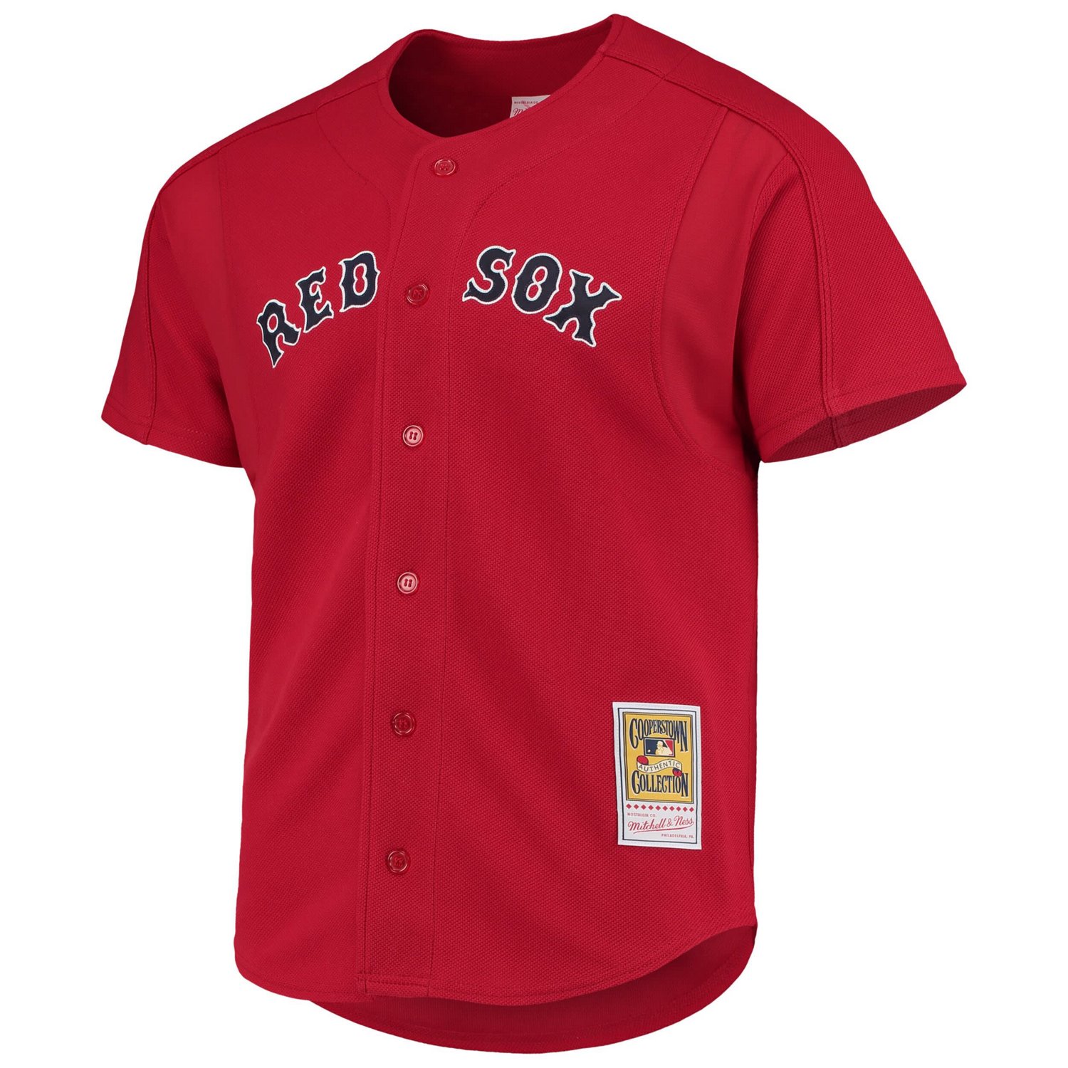 Mitchell  Ness David Ortiz Boston Sox Cooperstown Collection Mesh Batting Practice Button-Up Jersey                              - view number 2