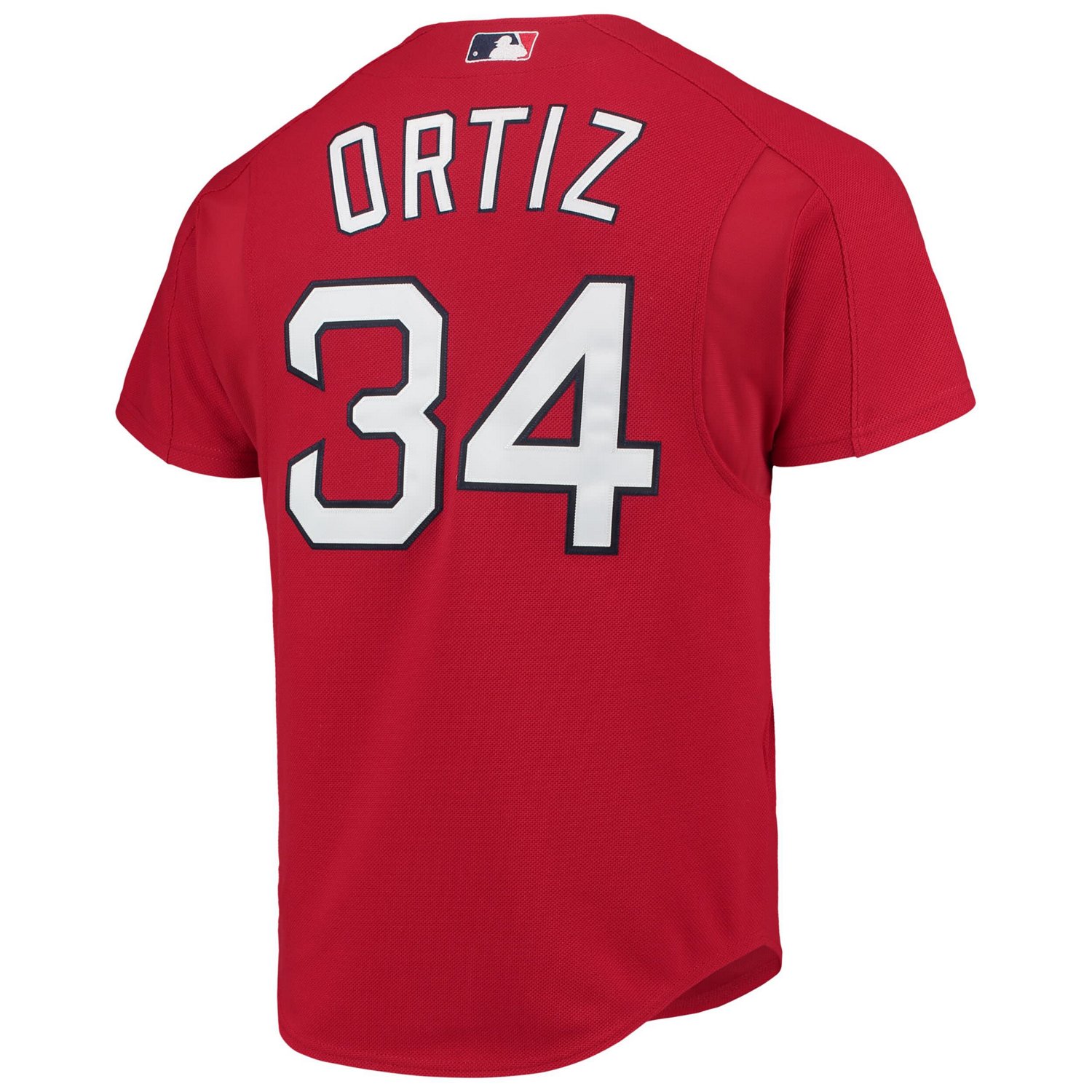 Mitchell  Ness David Ortiz Boston Sox Cooperstown Collection Mesh Batting Practice Button-Up Jersey                              - view number 3