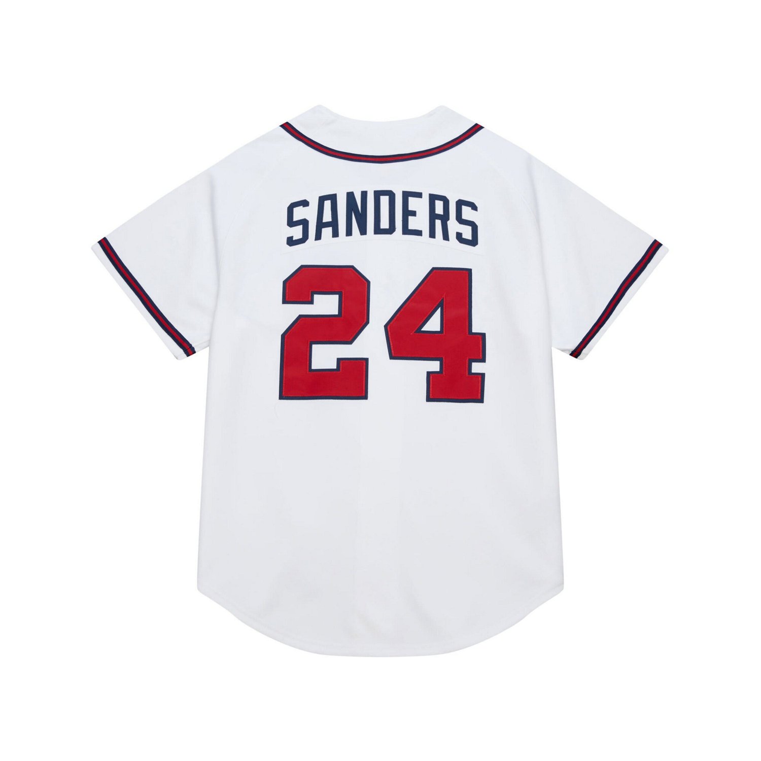 Mitchell  Ness Deion Sanders Atlanta Braves Cooperstown Collection 1992 Authentic Jersey