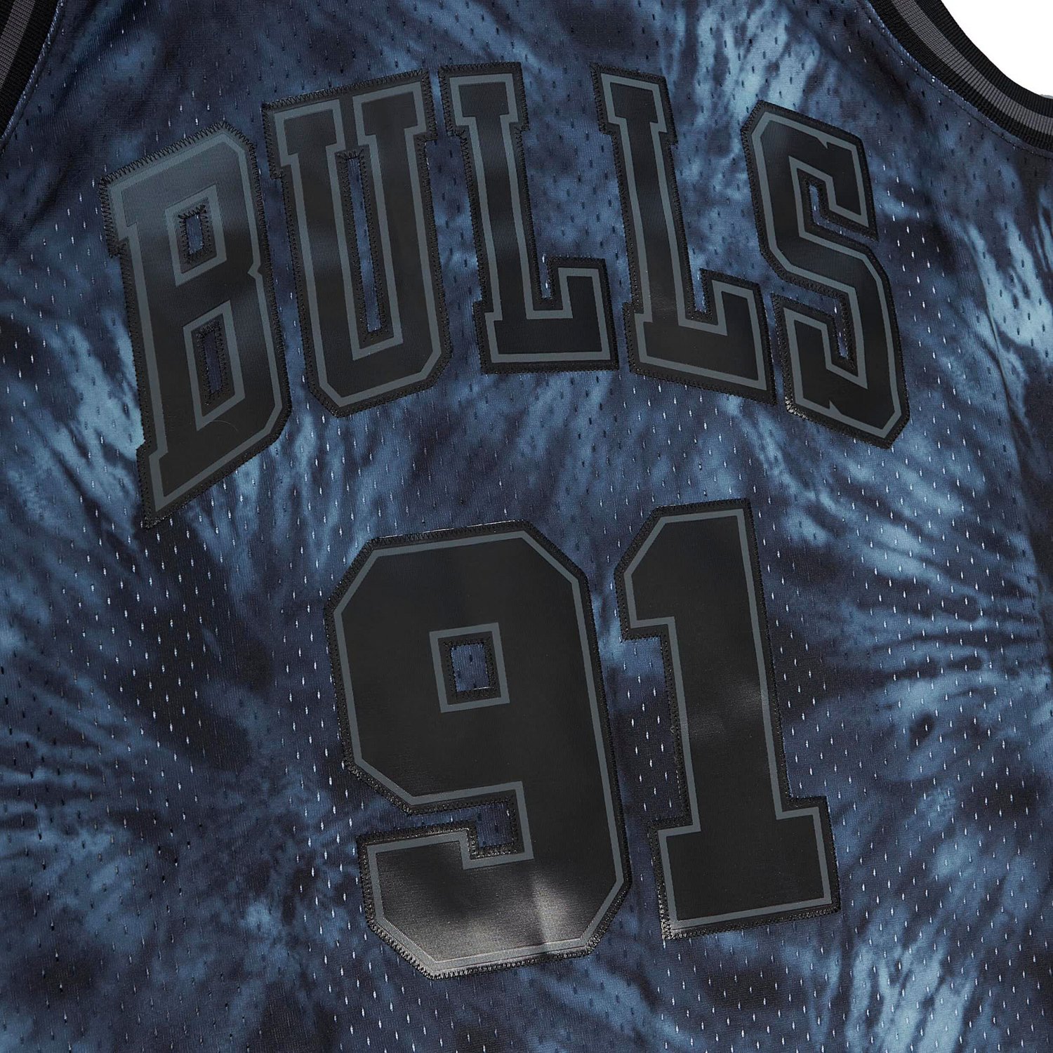 Mitchell  Ness Dennis Rodman Chicago Bulls Hardwood Classics 1995 96 Tie-Dye Swingman Jersey                                     - view number 4