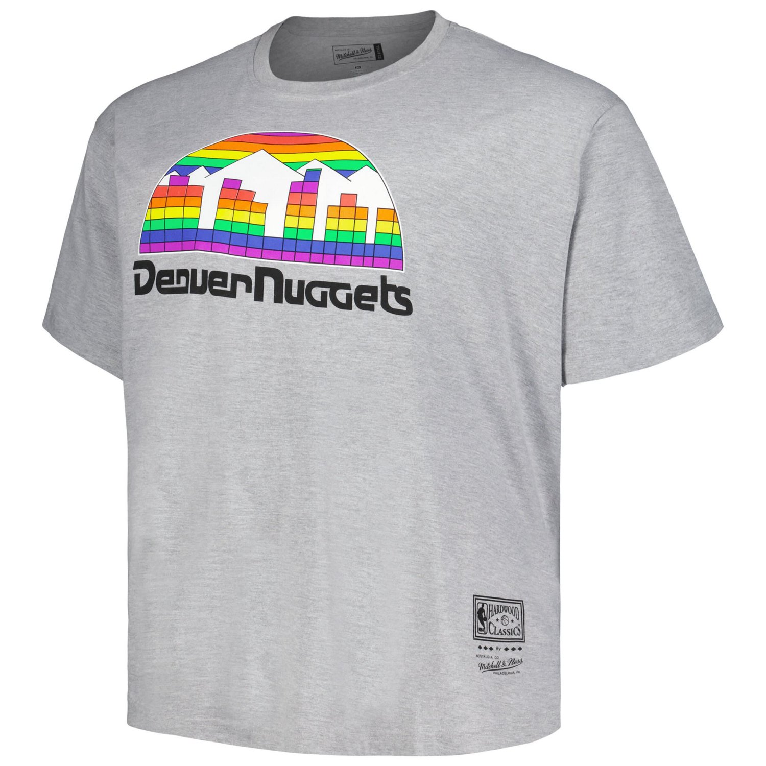 Mitchell  Ness Denver Nuggets Big  Tall Hardwood Classics Vintage Logo T-Shirt - view number 2