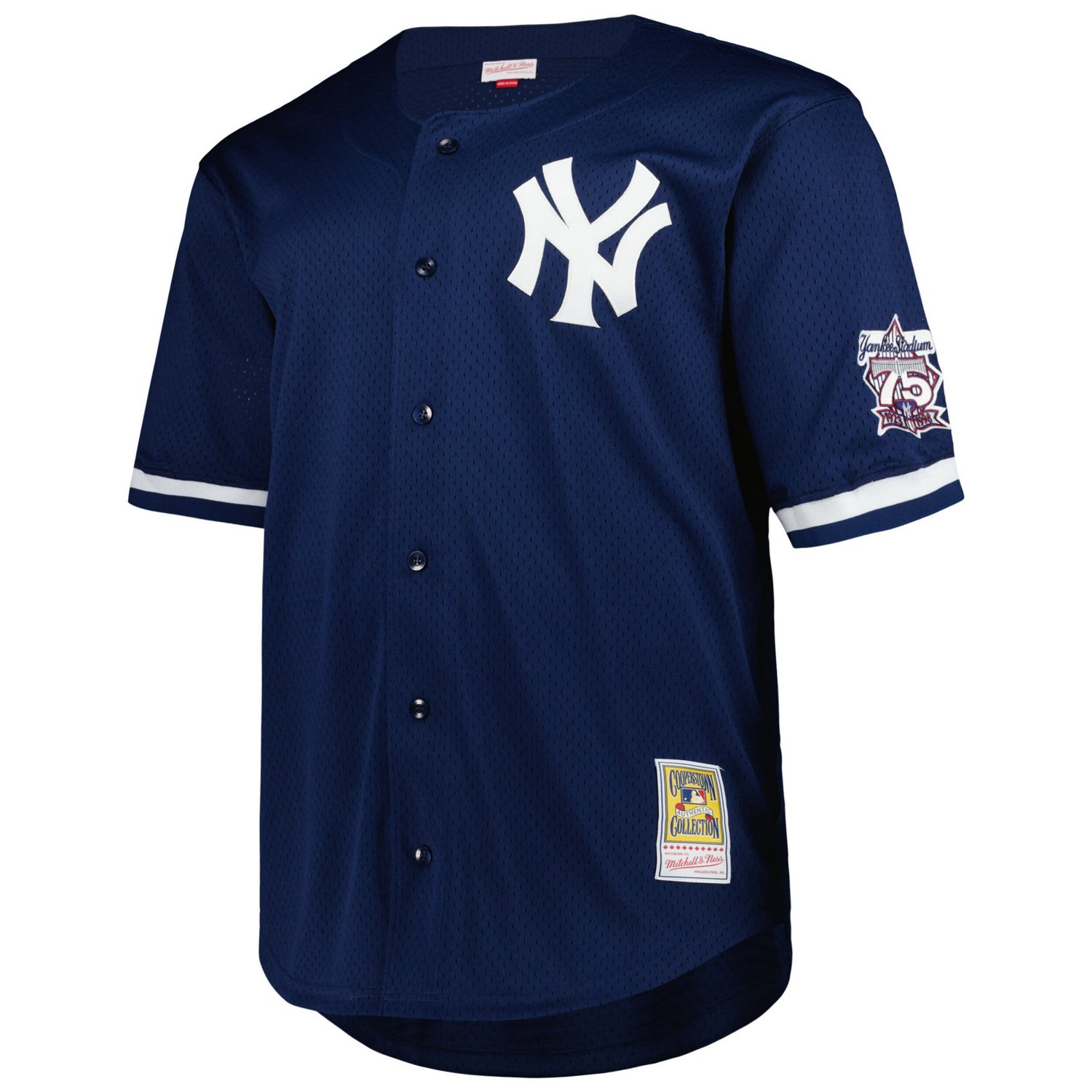 Mitchell  Ness Derek Jeter New York Yankees Big  Tall Cooperstown Collection Mesh Batting Practice Jersey - view number 2