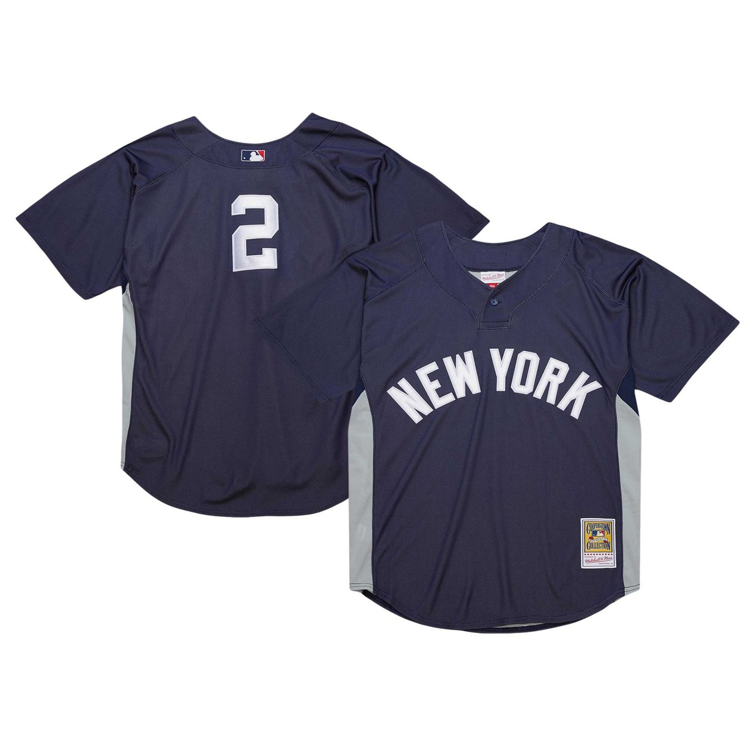 Mitchell Ness Derek Jeter New York Yankees Cooperstown Collection Batting Practice Jersey Academy