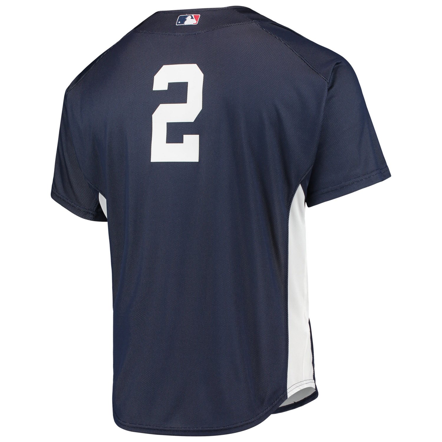 Mitchell  Ness Derek Jeter New York Yankees Cooperstown Collection Mesh Batting Practice Button-U...