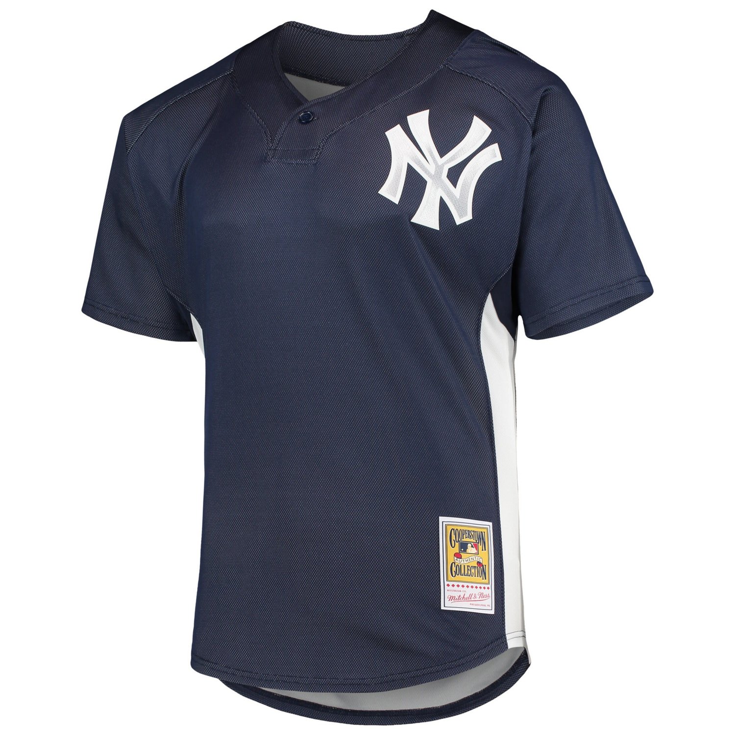 Mitchell  Ness Derek Jeter New York Yankees Cooperstown Collection Mesh Batting Practice Button-Up Jersey