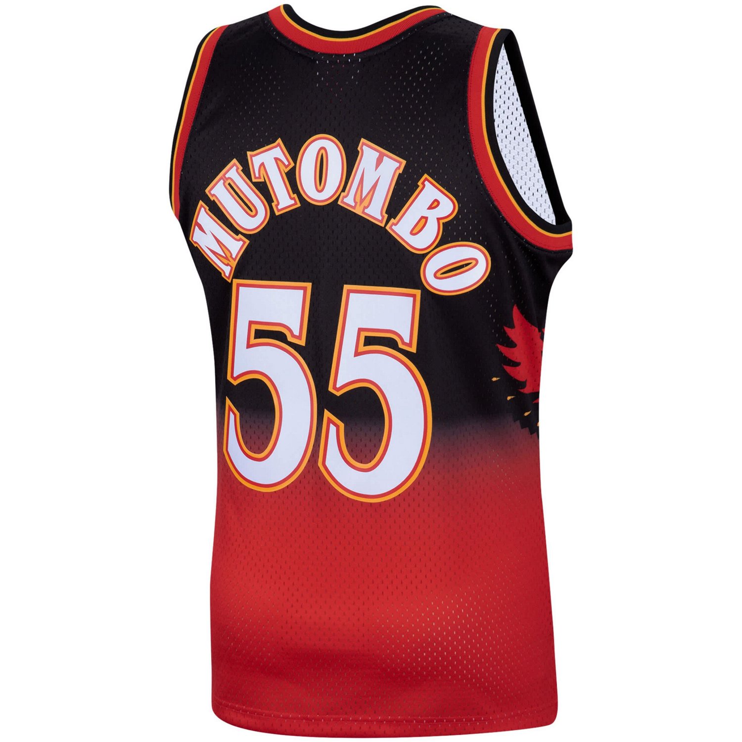 Mitchell  Ness Dikembe Mutombo Atlanta Hawks Hardwood Classics Swingman Jersey - view number 3