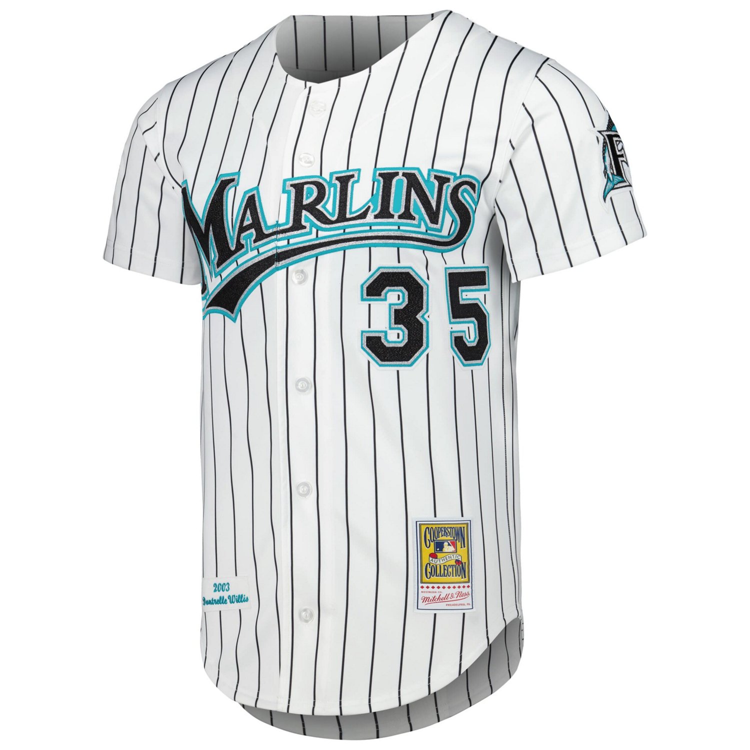 Mitchell  Ness Dontrelle Willis Florida Marlins Cooperstown Collection Authentic Jersey