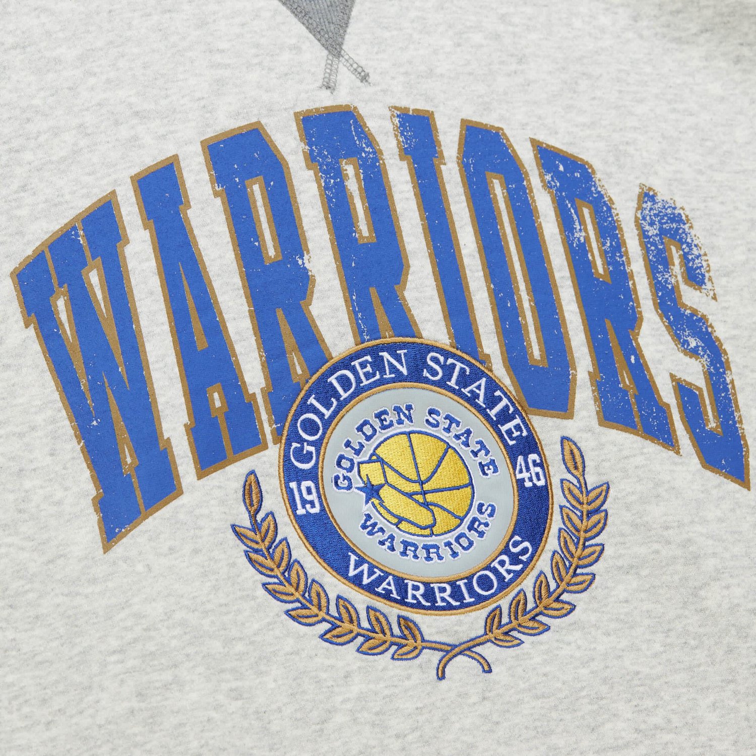 Mitchell  Ness Golden State Warriors Vintage Logo Pullover Sweatshirt - view number 4