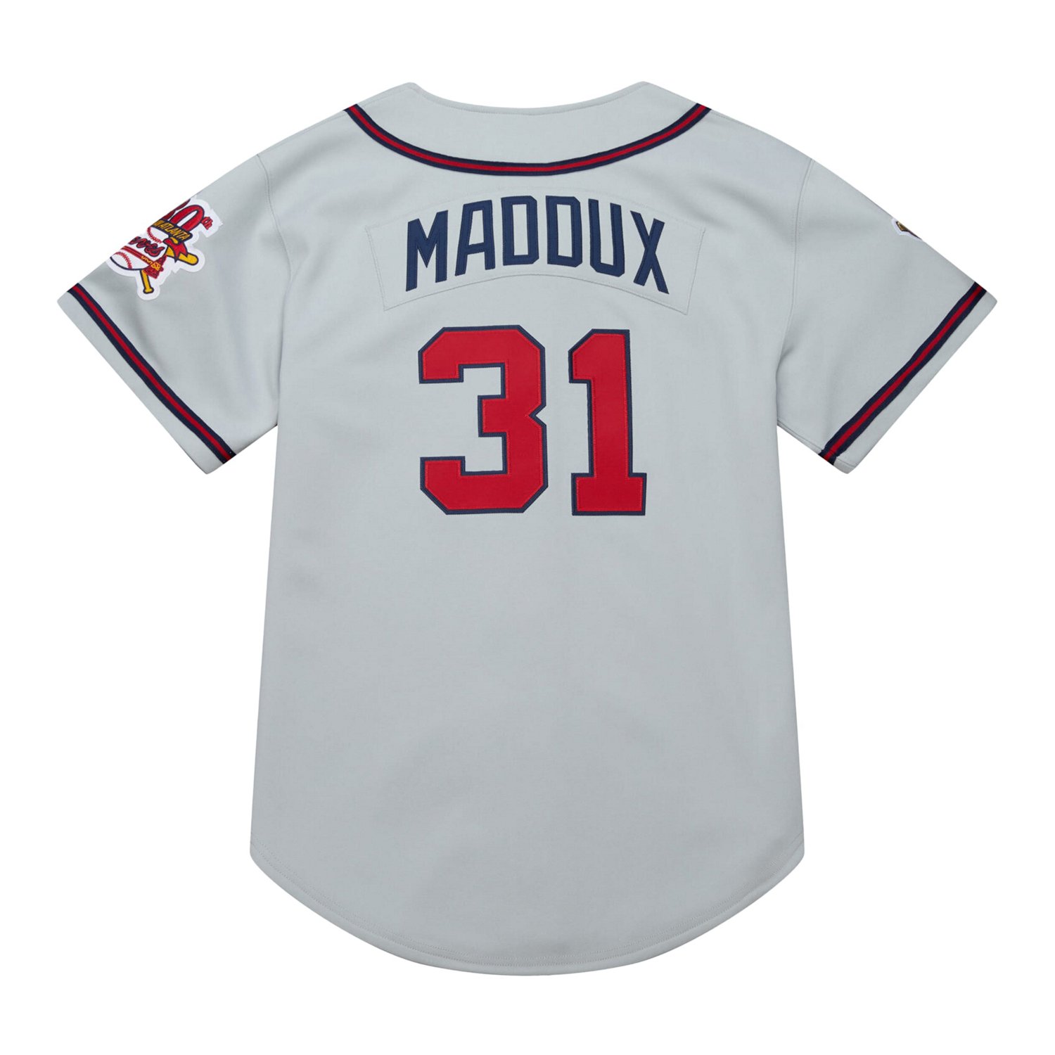 Mitchell  Ness Greg Maddux Atlanta Braves 1995 Throwback Authentic Jersey - view number 3