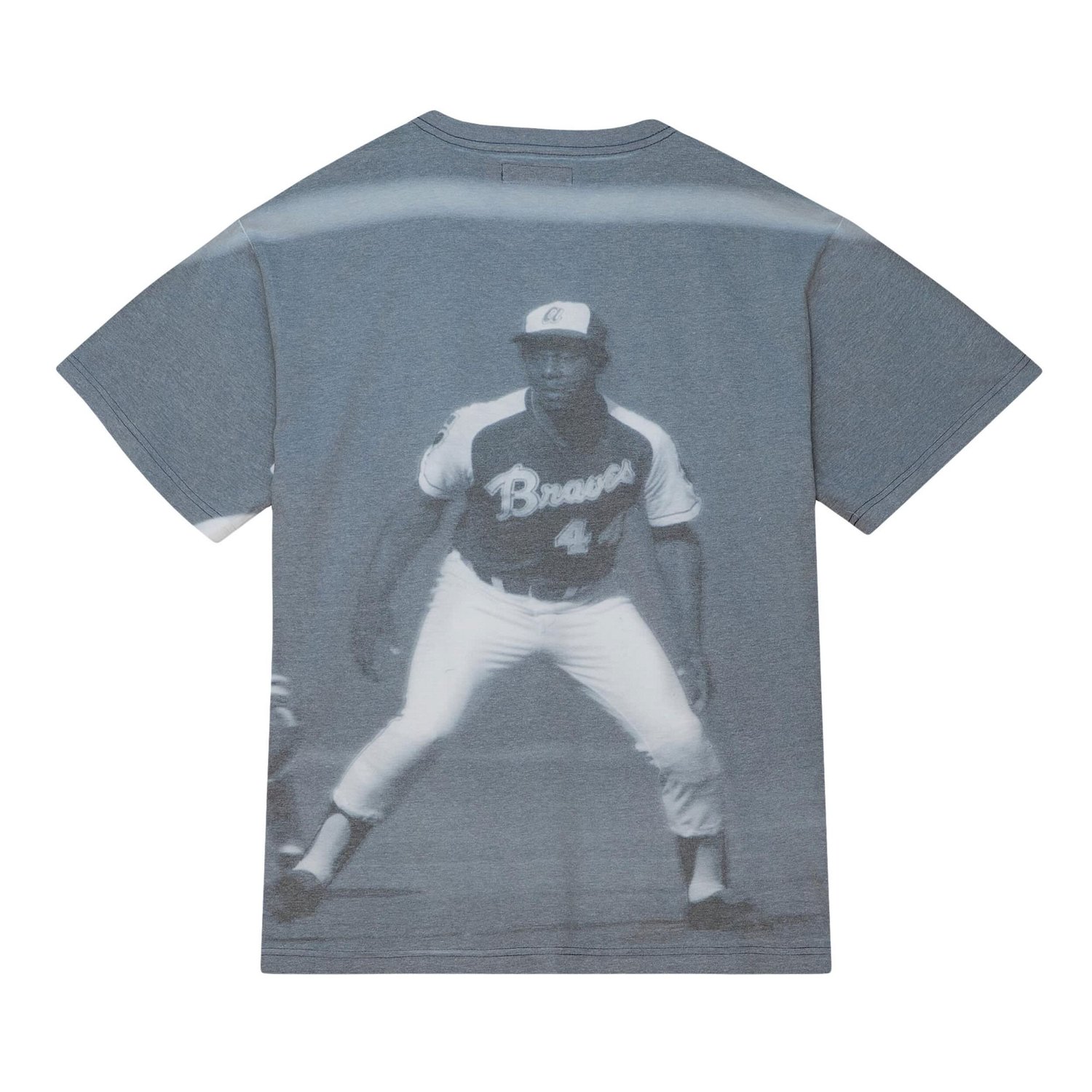 Mitchell  Ness Hank Aaron Atlanta Braves Cooperstown Collection Highlight Sublimated Player Graphic T-Shirt