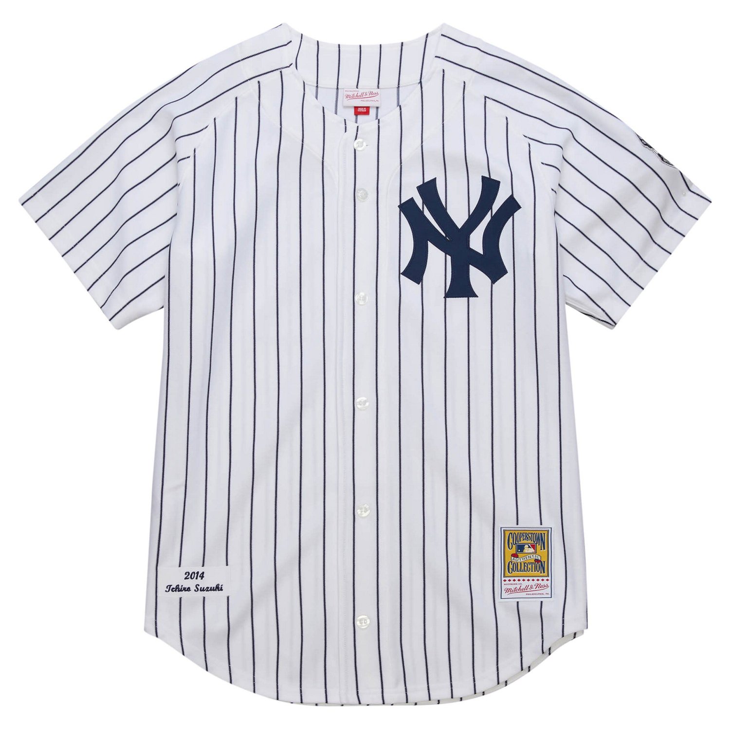 Mitchell  Ness Ichiro Suzuki New York Yankees 2014 Cooperstown Collection Authentic Throwback Jersey - view number 2