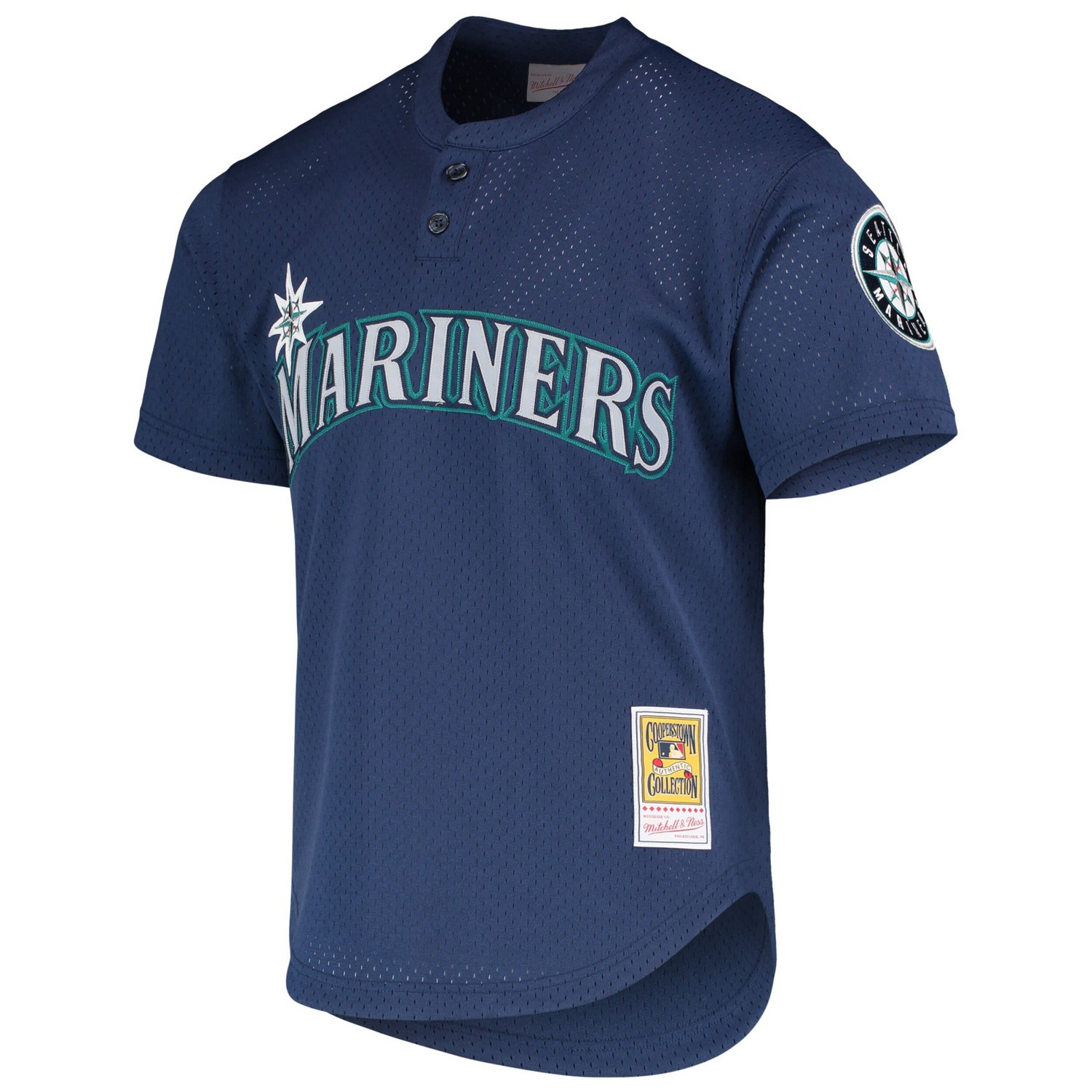 Mitchell  Ness Ichiro Suzuki Seattle Mariners Cooperstown Collection Mesh Batting Practice Jersey - view number 2