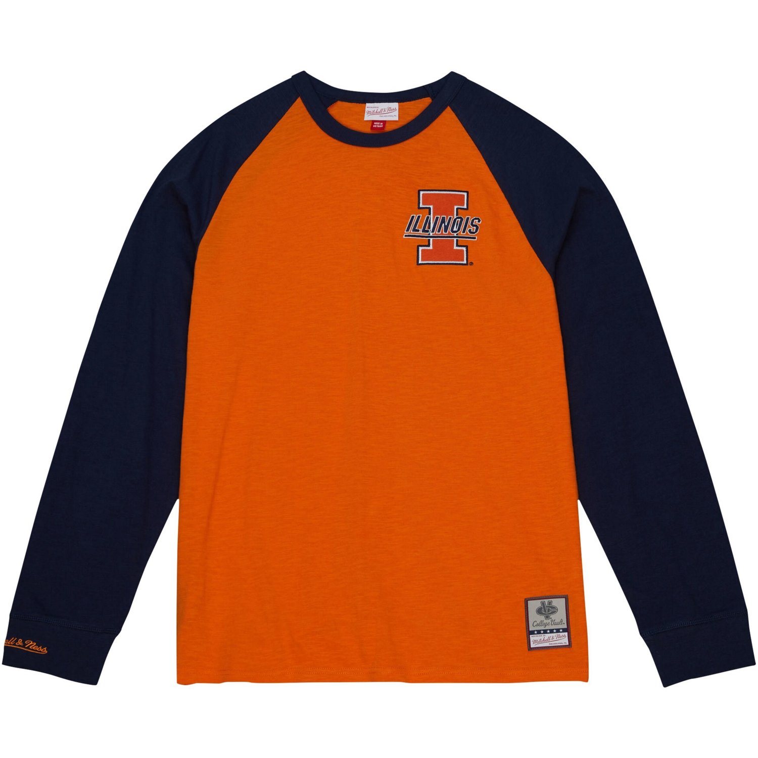 Mitchell  Ness Illinois Fighting Illini Legendary Slub Raglan Long Sleeve T-Shirt - view number 2