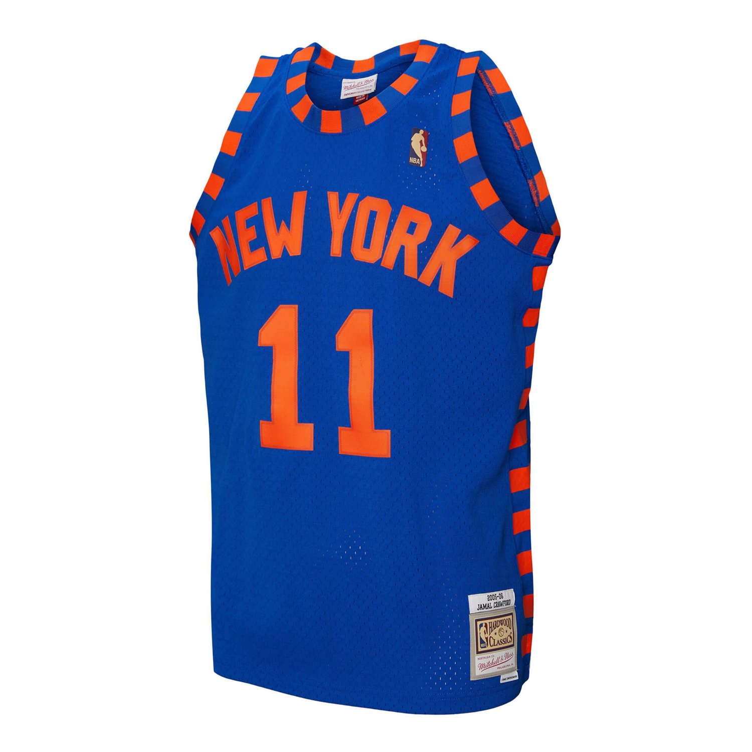 Mitchell  Ness Jamal Crawford New York Knicks 2005 06 Hardwood Classics Swingman Jersey - view number 2
