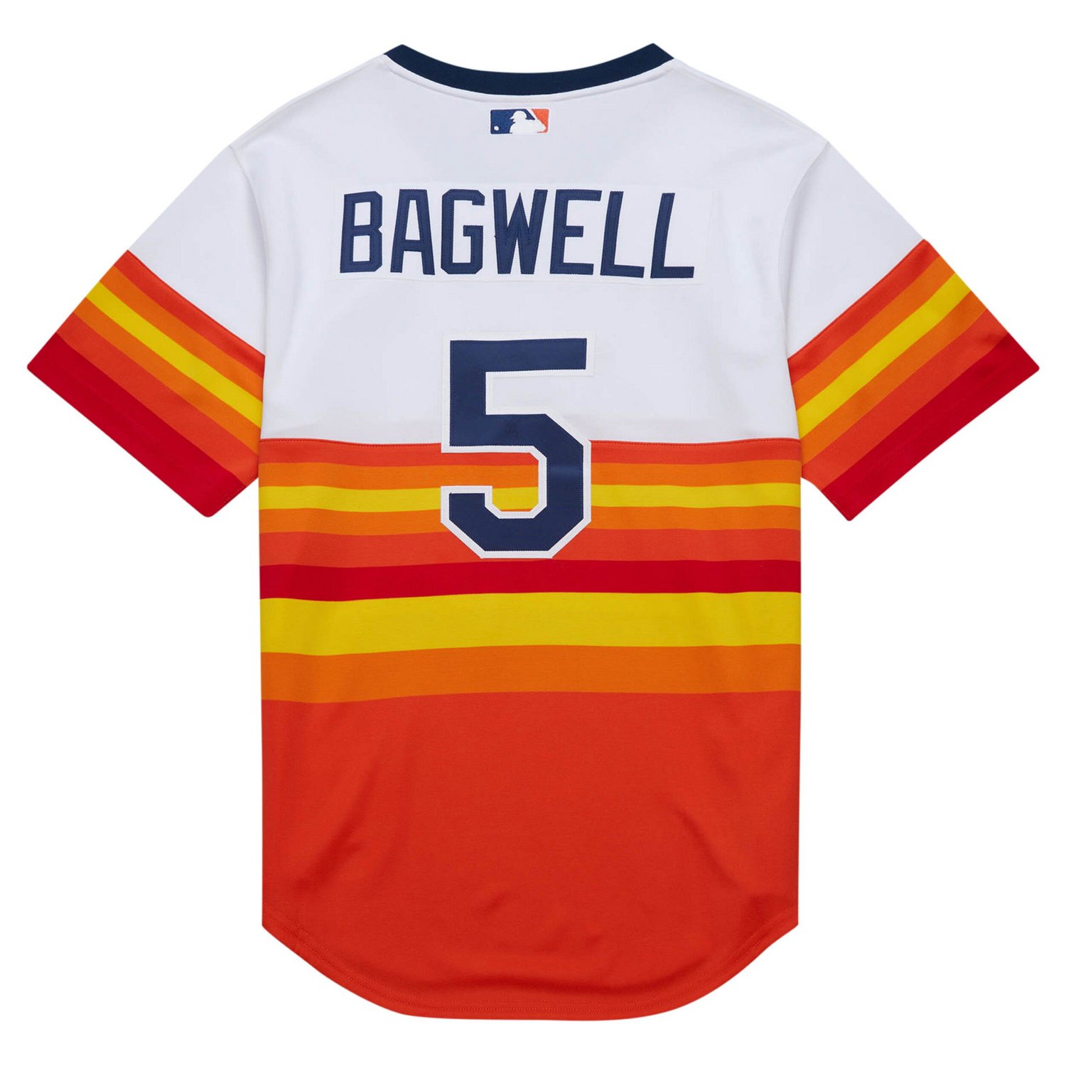 Mitchell  Ness Jeff Bagwell Houston Astros 2004 Cooperstown Collection Authentic Throwback Jersey - view number 3