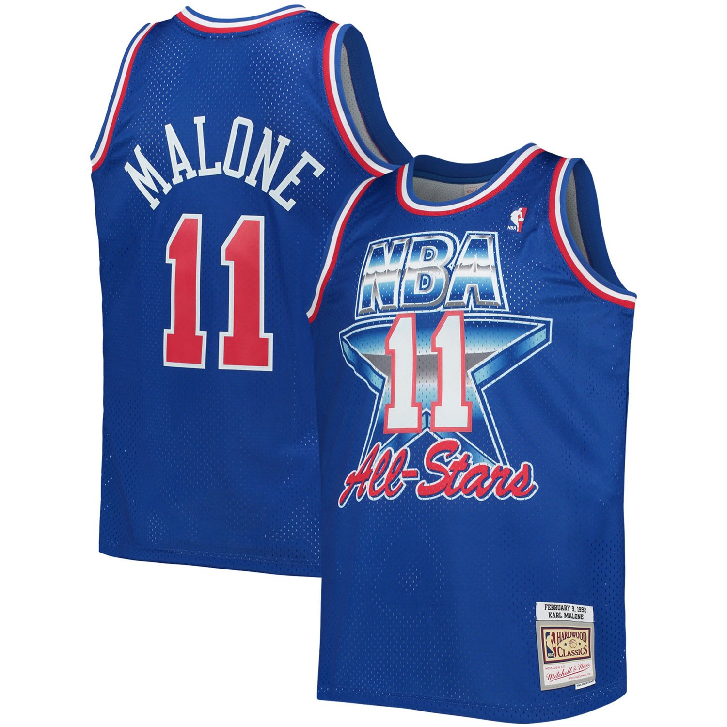 Mitchell  Ness Karl Malone Western Conference Hardwood Classics 1992 NBA All-Star Game Swingman Jersey