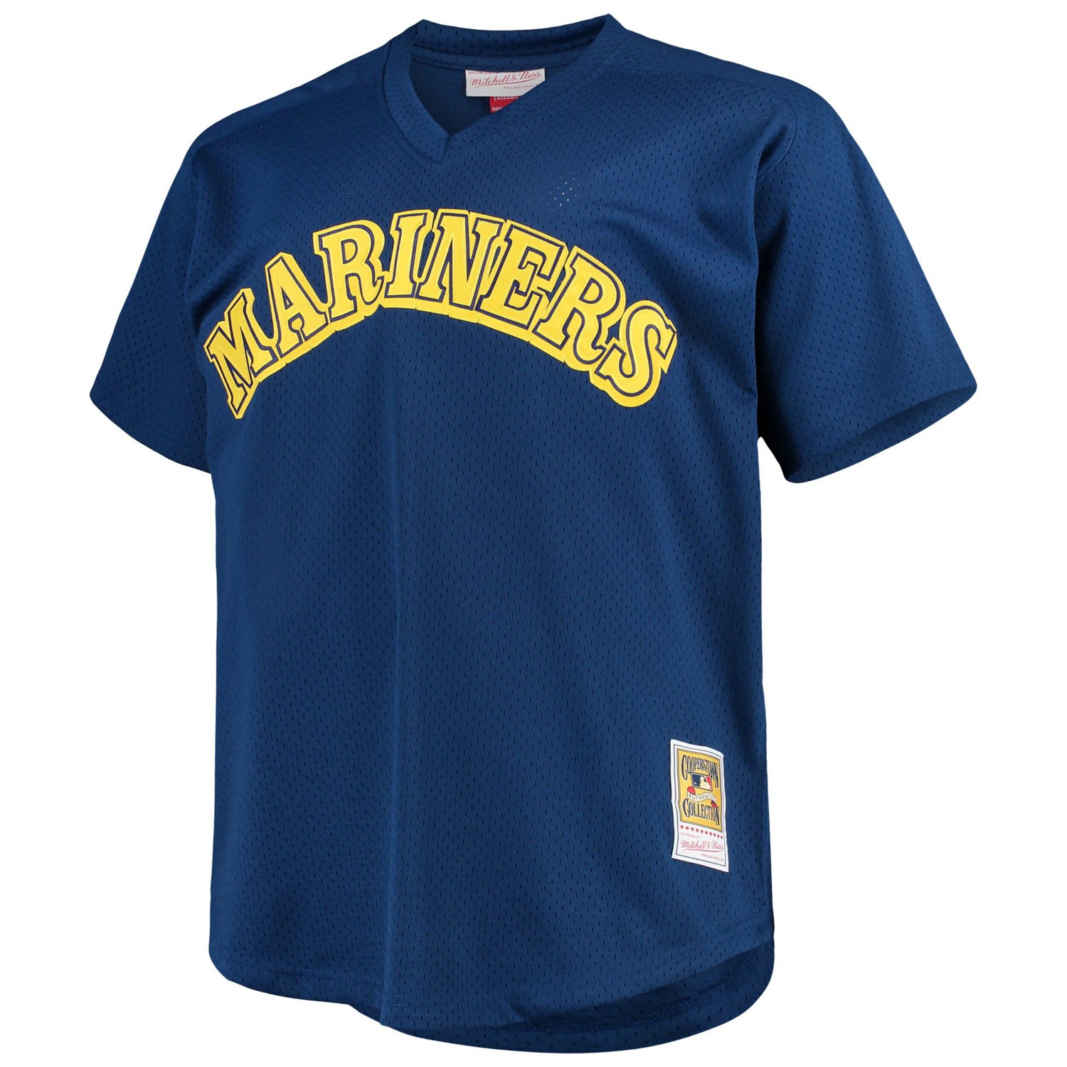 Mitchell  Ness Ken Griffey Jr Seattle Mariners Big  Tall Cooperstown Collection Mesh Batting Practice Jersey - view number 2