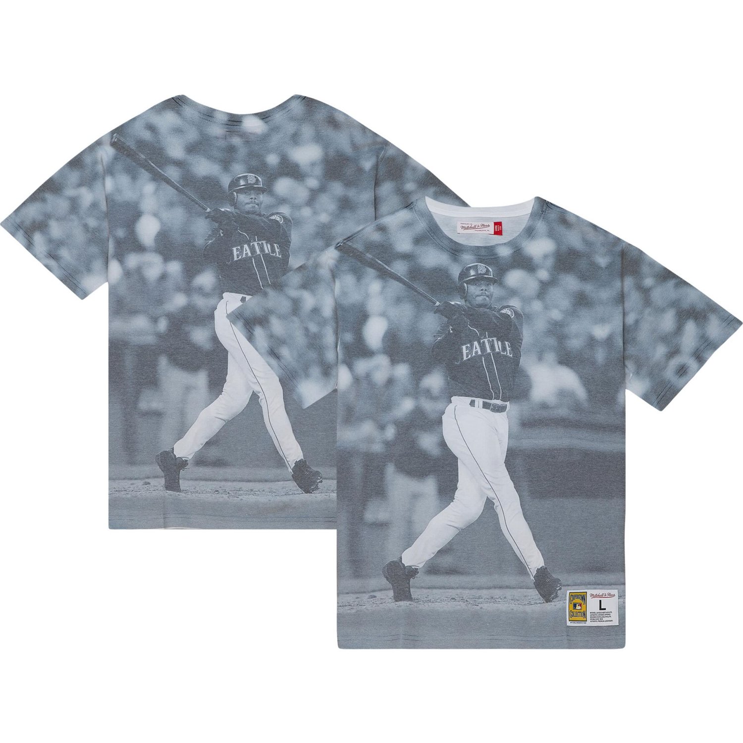 Mitchell  Ness Ken Griffey Jr Seattle Mariners Cooperstown Collection Highlight Sublimated Player Graphic T-Shirt
