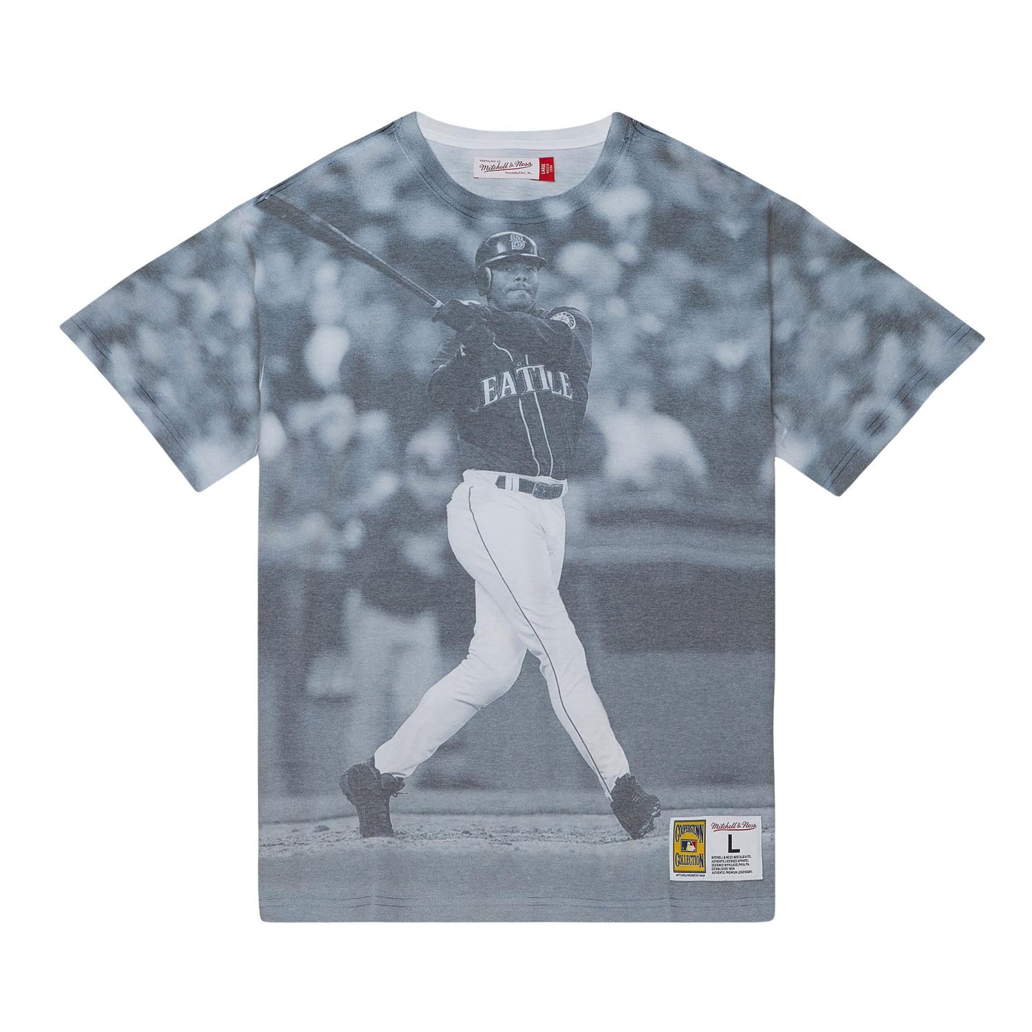 Mitchell  Ness Ken Griffey Jr Seattle Mariners Cooperstown Collection Highlight Sublimated Player Graphic T-Shirt