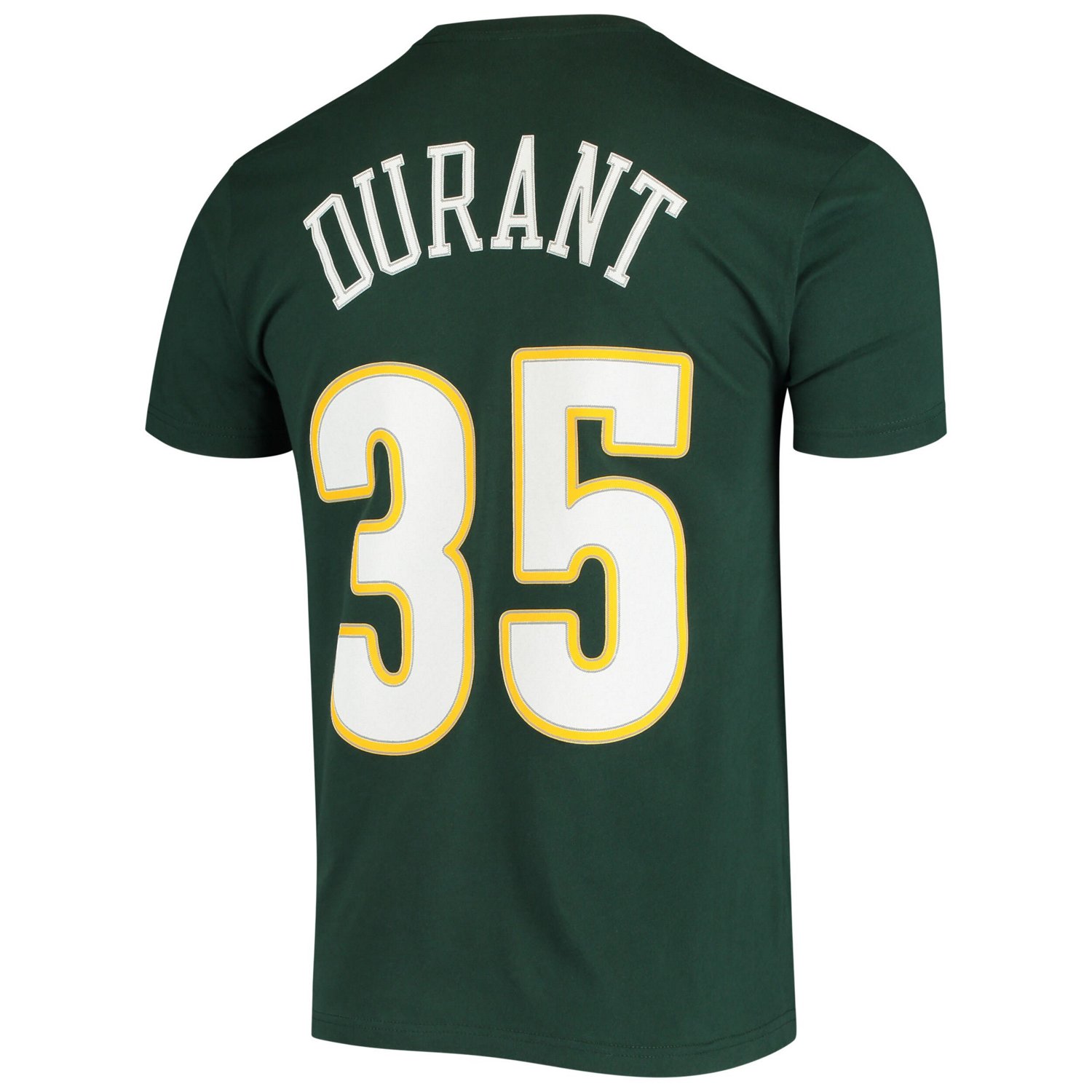 Mitchell  Ness Kevin Durant Seattle SuperSonics Hardwood Classics Stitch Name Number T-Shirt
