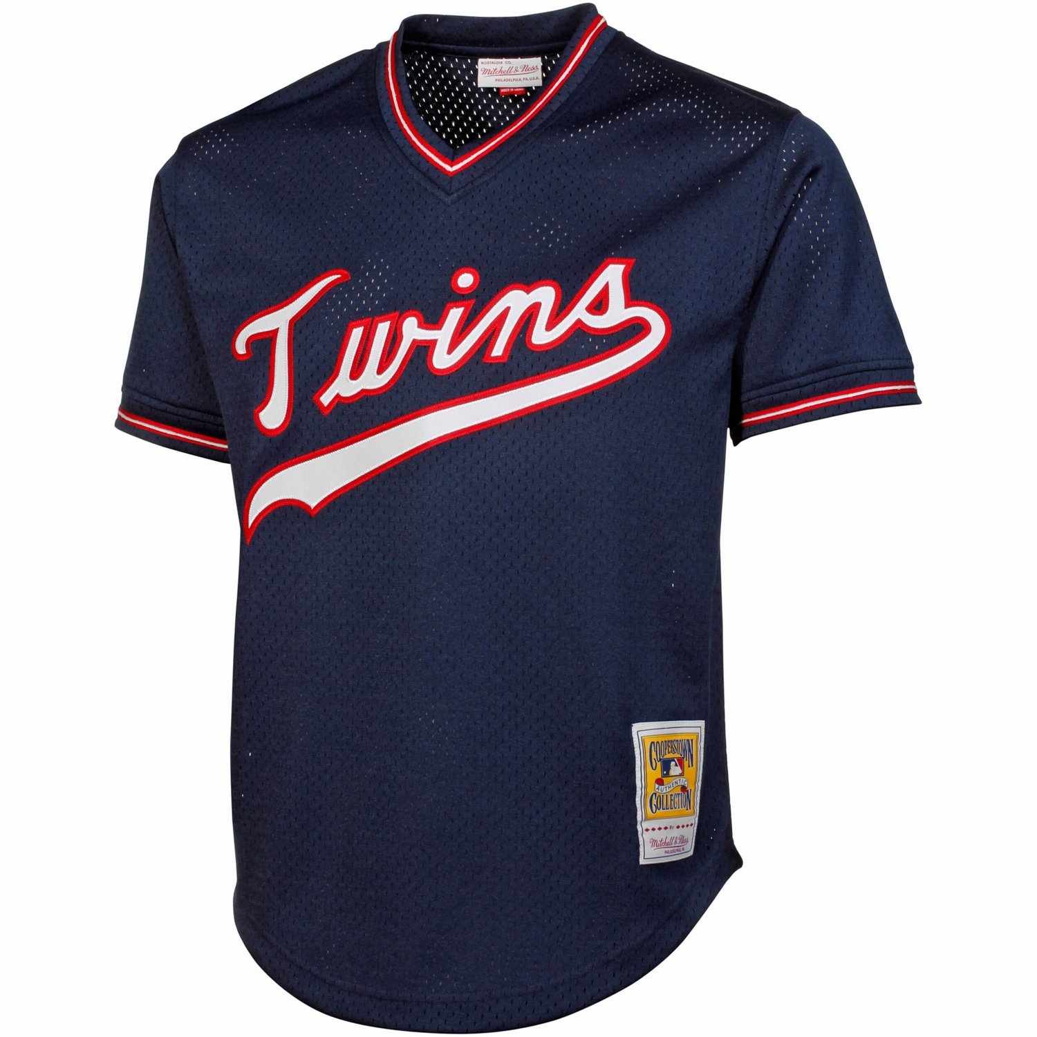 Mitchell  Ness Kirby Puckett Minnesota Twins 1985 Authentic Cooperstown Collection Mesh Batting Practice Jersey - view number 2