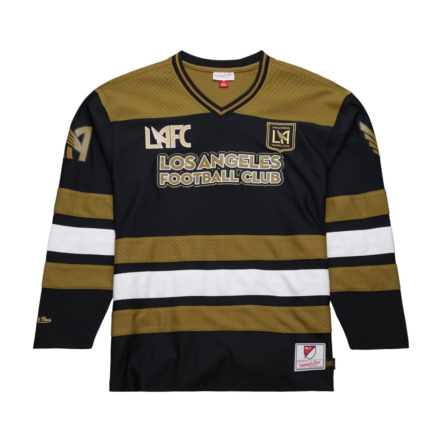 Mitchell  Ness LAFC Stateside V-Neck Long Sleeve Jersey - view number 2