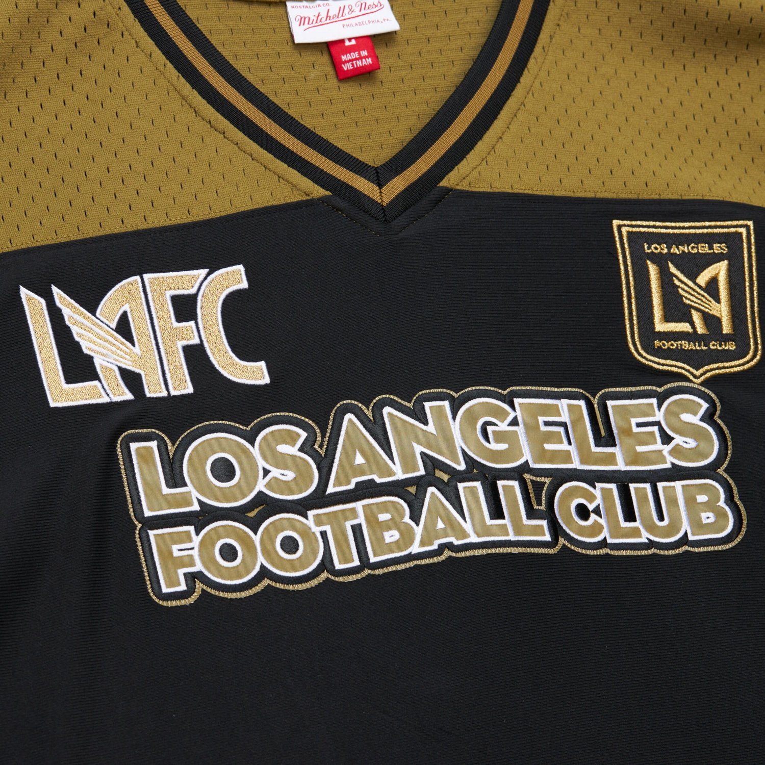 Mitchell  Ness LAFC Stateside V-Neck Long Sleeve Jersey - view number 4