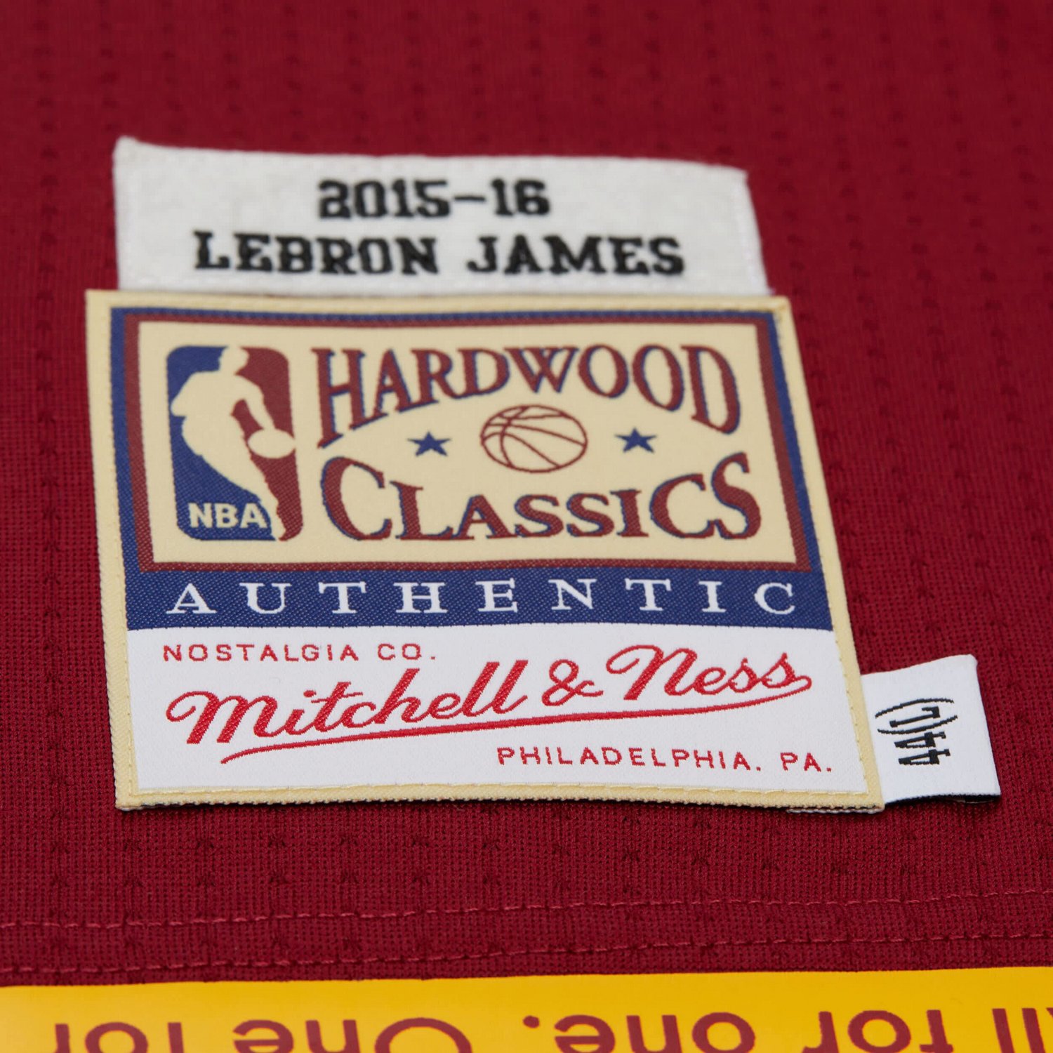 Mitchell  Ness LeBron James Cleveland Cavaliers Hardwood Classics 2015 16 Authentic Jersey - view number 4