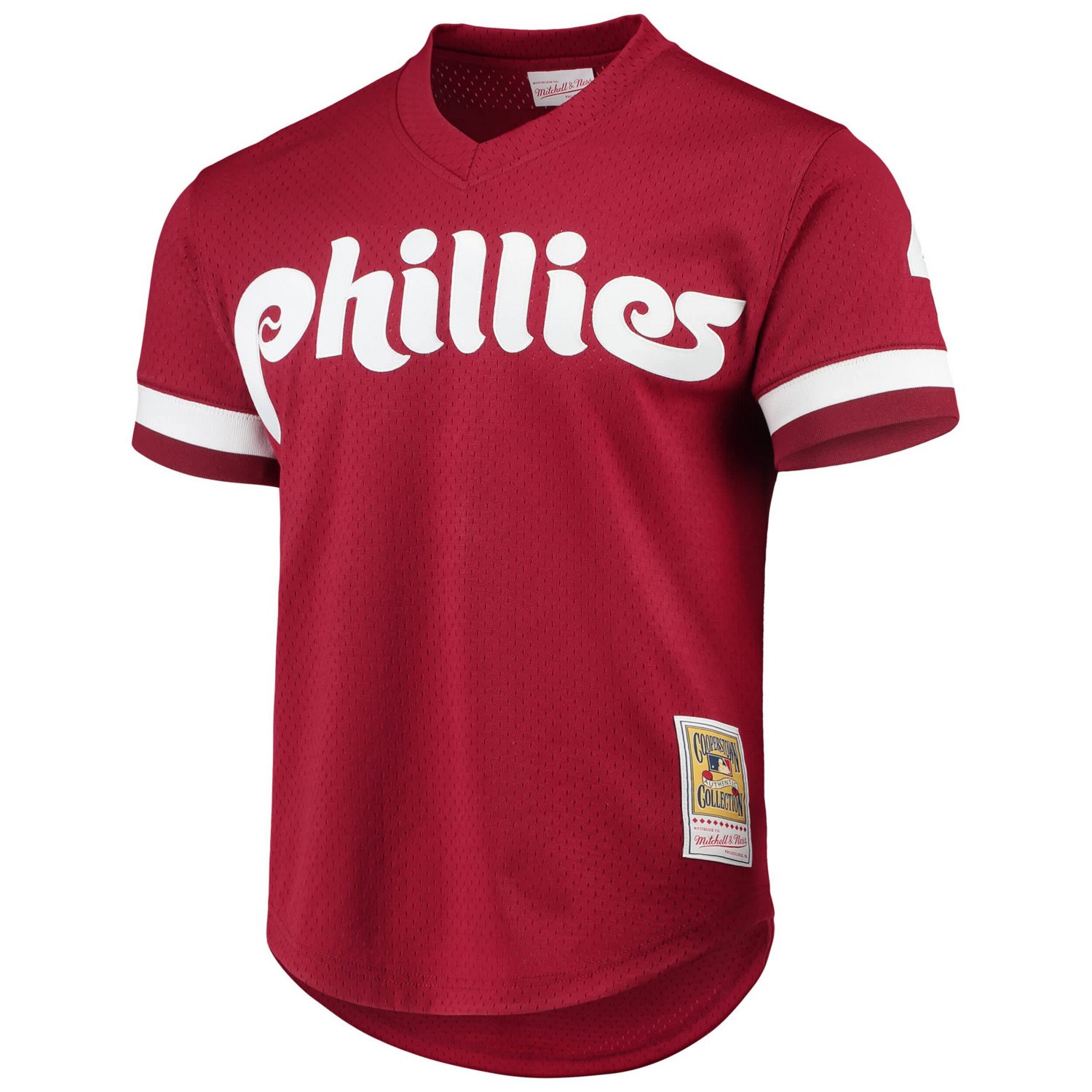 Mitchell  Ness Lenny Dykstra Philadelphia Phillies Cooperstown Collection Mesh Batting Practice Jersey -