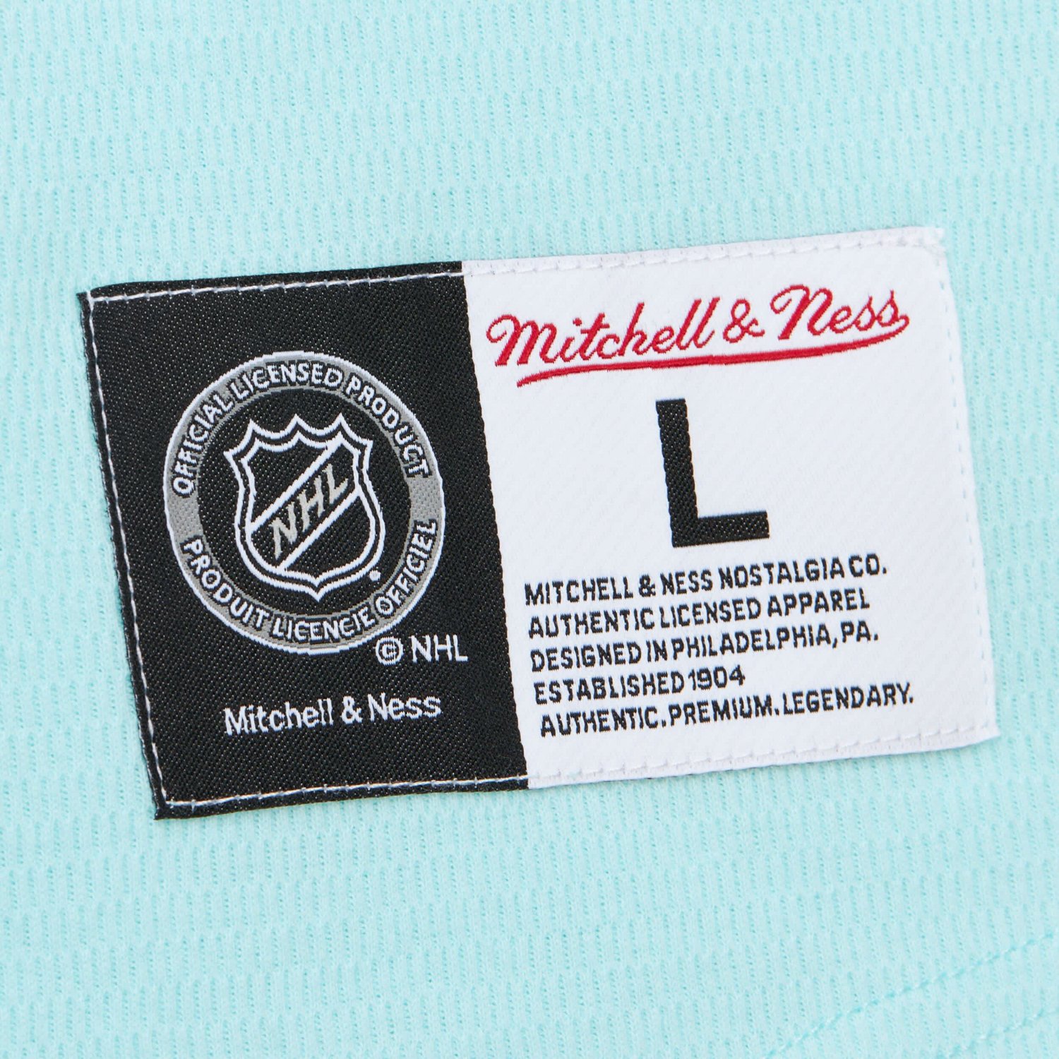 Mitchell  Ness Light Seattle Kraken Thermal Henley Long Sleeve T-Shirt - view number 4