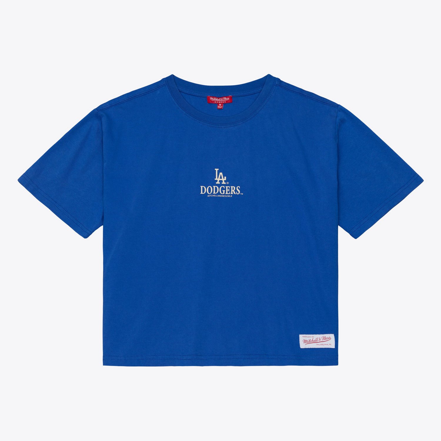 Mitchell  Ness Los Angeles Dodgers Core Essentials Boxy Crop T-Shirt - view number 3
