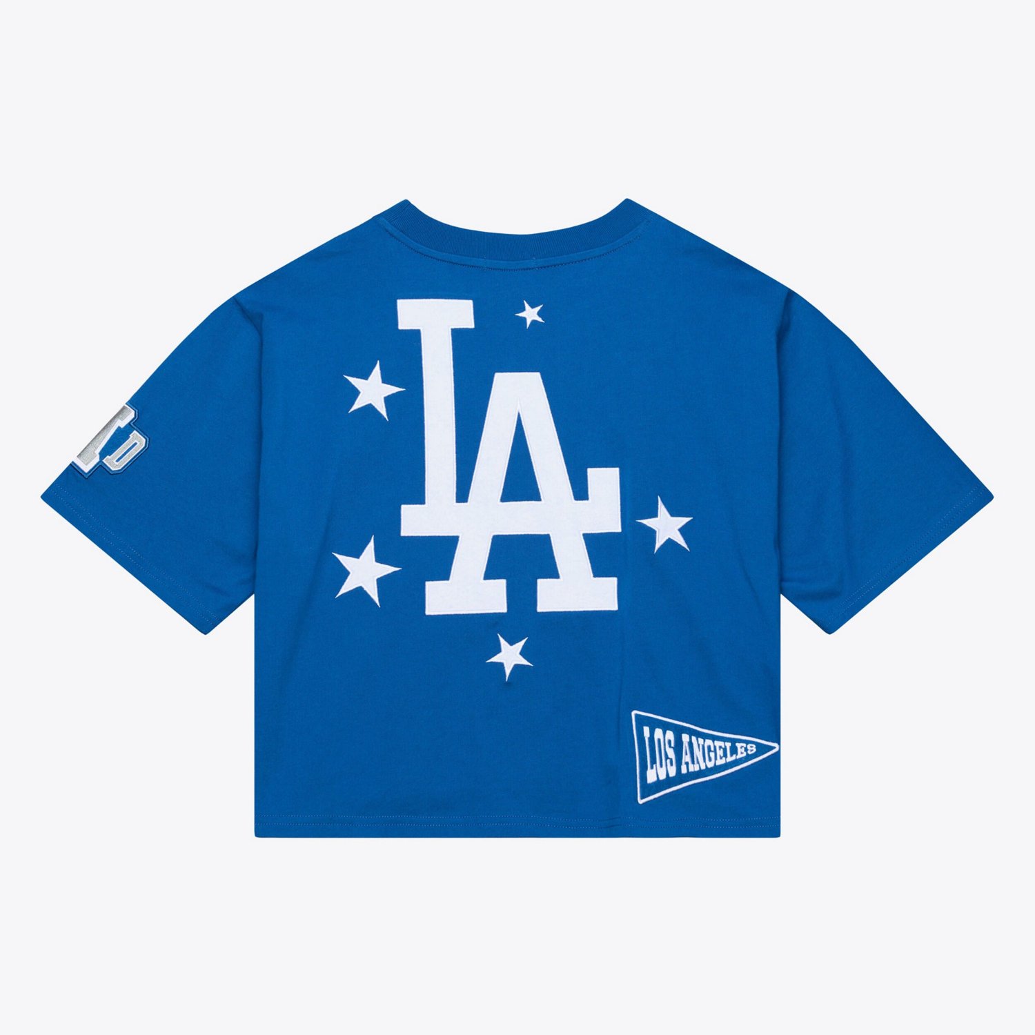 Mitchell  Ness Los Angeles Dodgers Pep Rally Cropped Boxy T-Shirt - view number 2