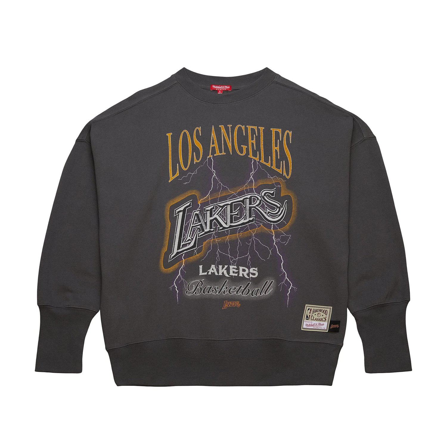 Mitchell  Ness Los Angeles Lakers Hardwood Classics Lightweight Pullover Sweatshirt - view number 2