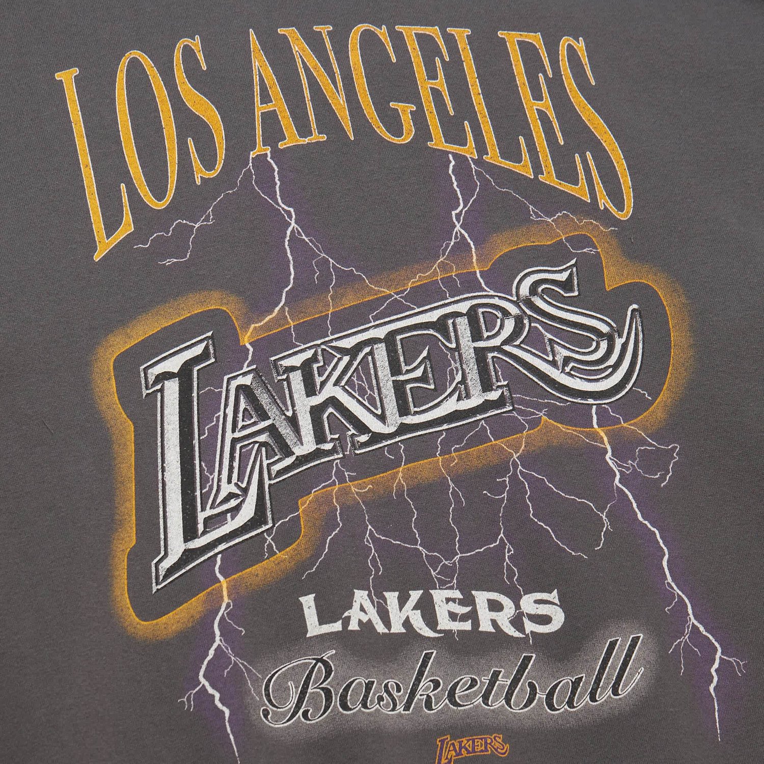 Mitchell  Ness Los Angeles Lakers Hardwood Classics Lightweight Pullover Sweatshirt - view number 4