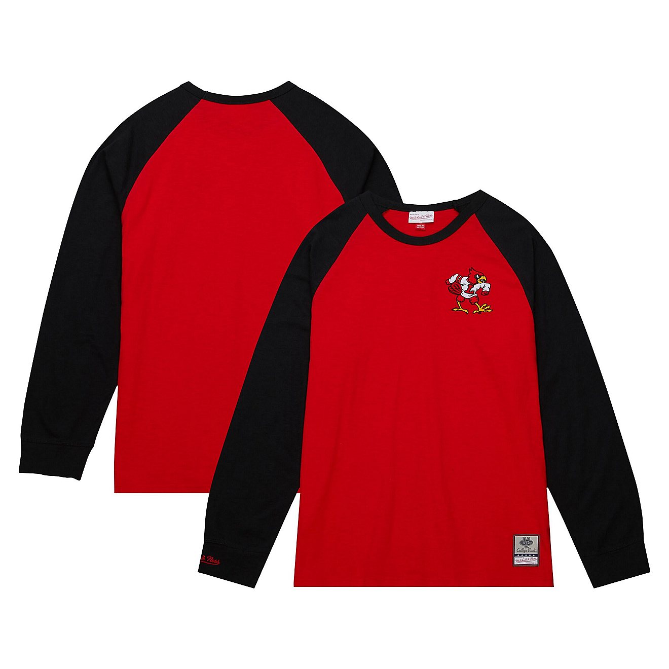Mitchell  Ness Louisville Cardinals Legendary Slub Raglan Long Sleeve T-Shirt                                                    - view number 1