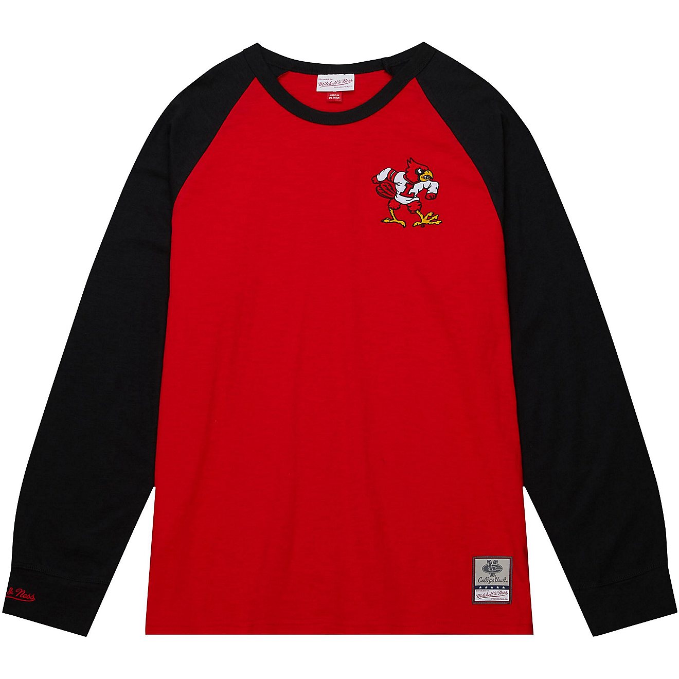 Mitchell  Ness Louisville Cardinals Legendary Slub Raglan Long Sleeve T-Shirt                                                    - view number 2