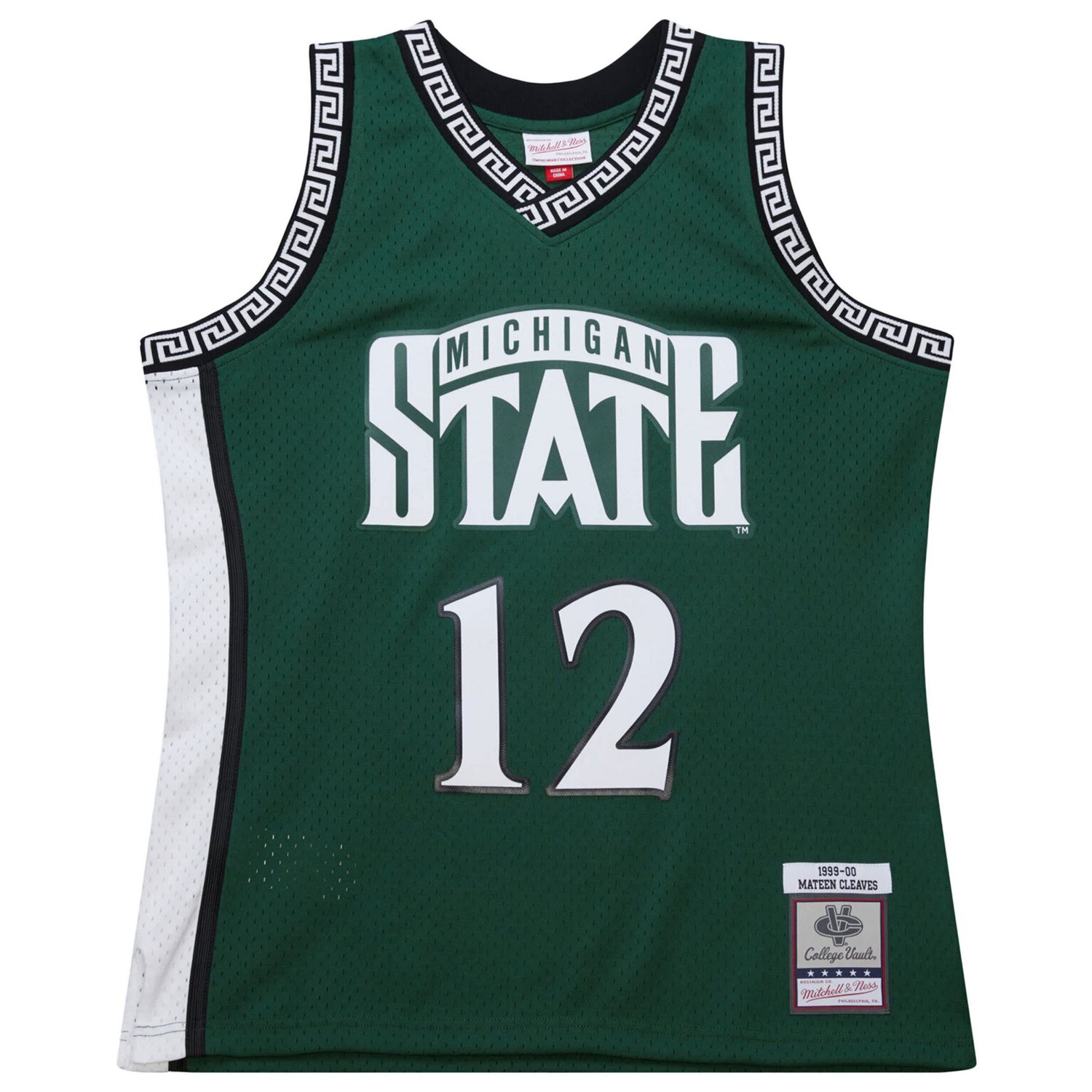Mitchell  Ness Mateen Cleaves Michigan State Spartans 1999 00 Swingman Jersey - view number 2