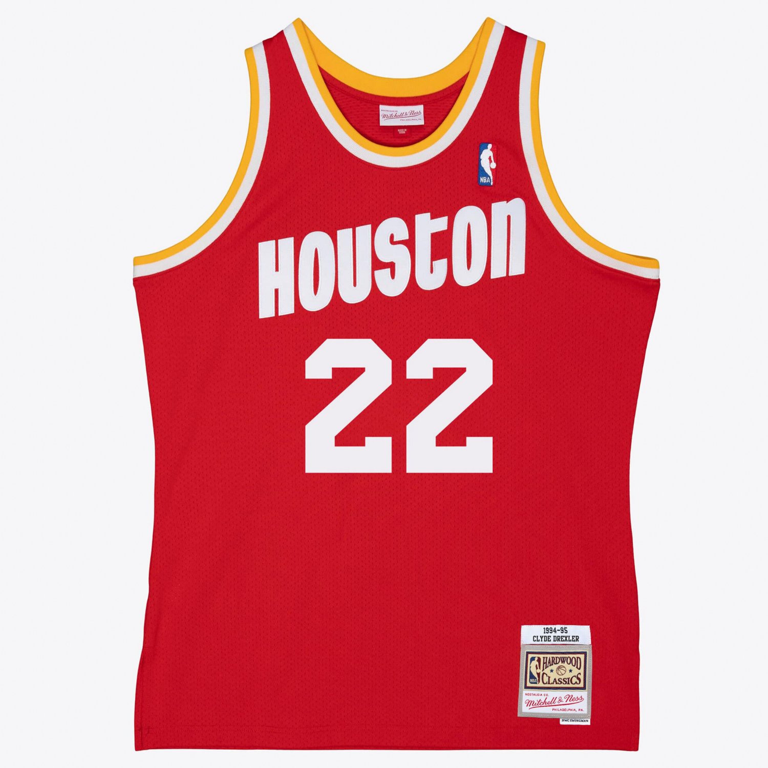 rockets jersey dress Mitchell Ness Clyde Drexler Houston 1994 95 Swingman houston rockets jersey black