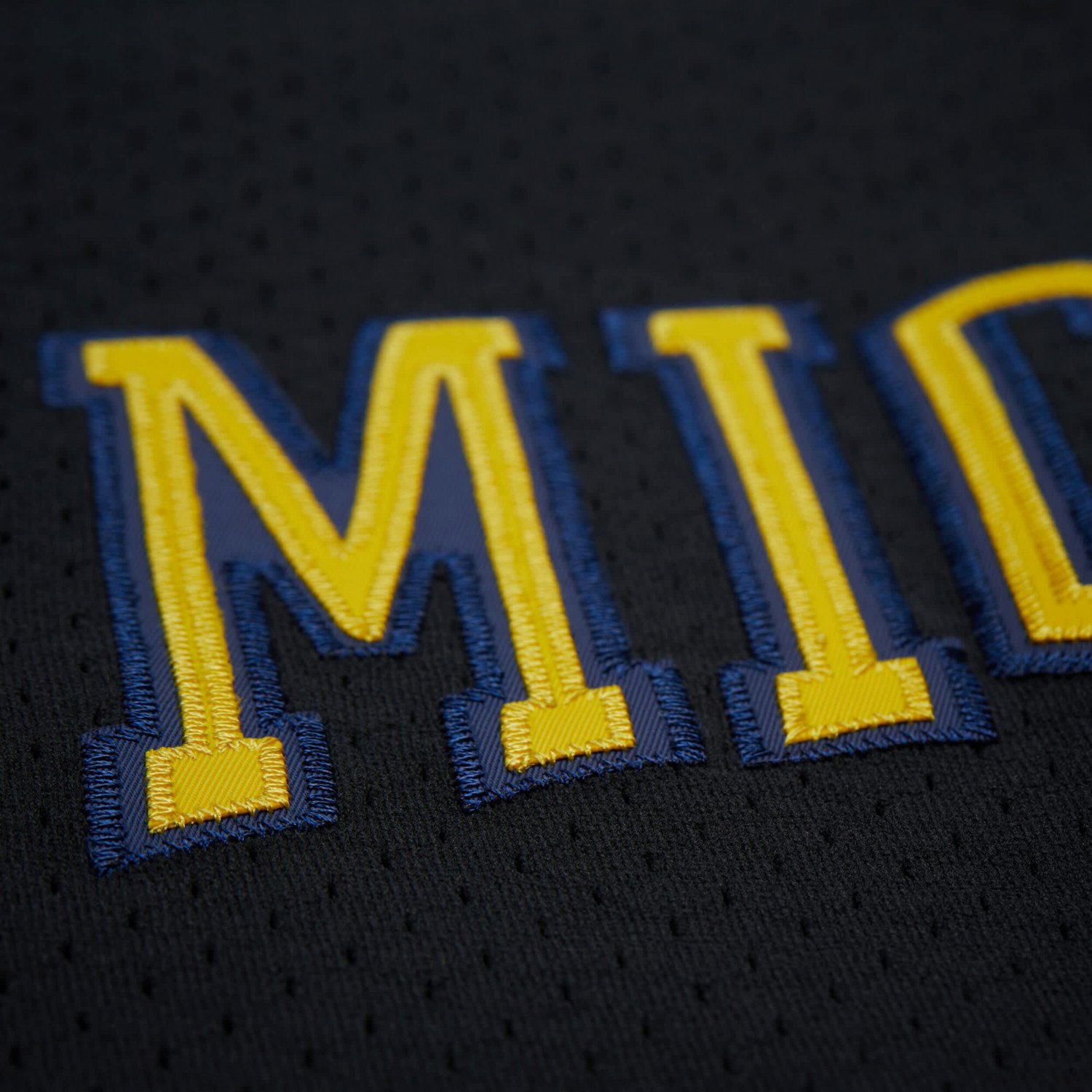 Mitchell  Ness Michigan Wolverines On The Clock Full-Button Fashion Jersey - view number 4