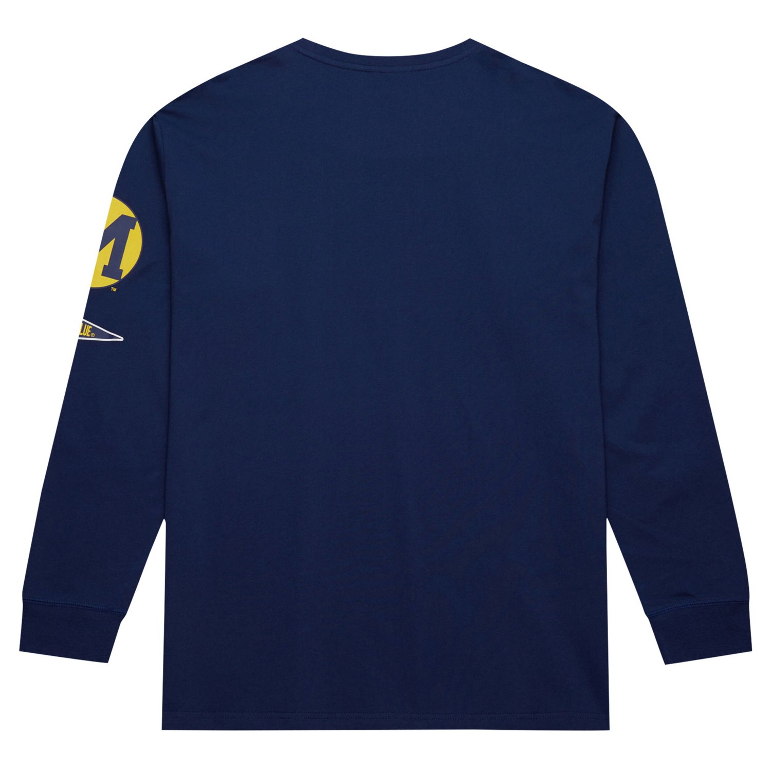 Mitchell  Ness Michigan Wolverines Throwback Allover Long Sleeve T-Shirt - view number 3