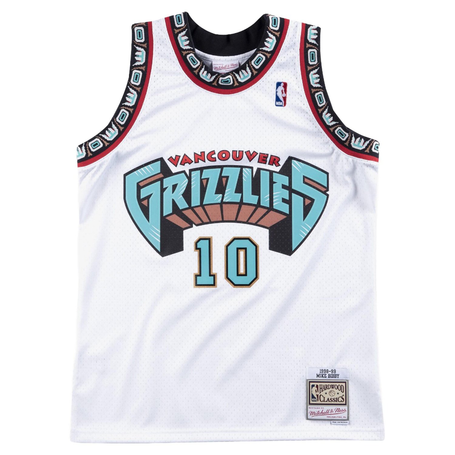 Mitchell  Ness Mike Bibby Vancouver Grizzlies 1998 99 Hardwood Classics Swingman Jersey - view number 2