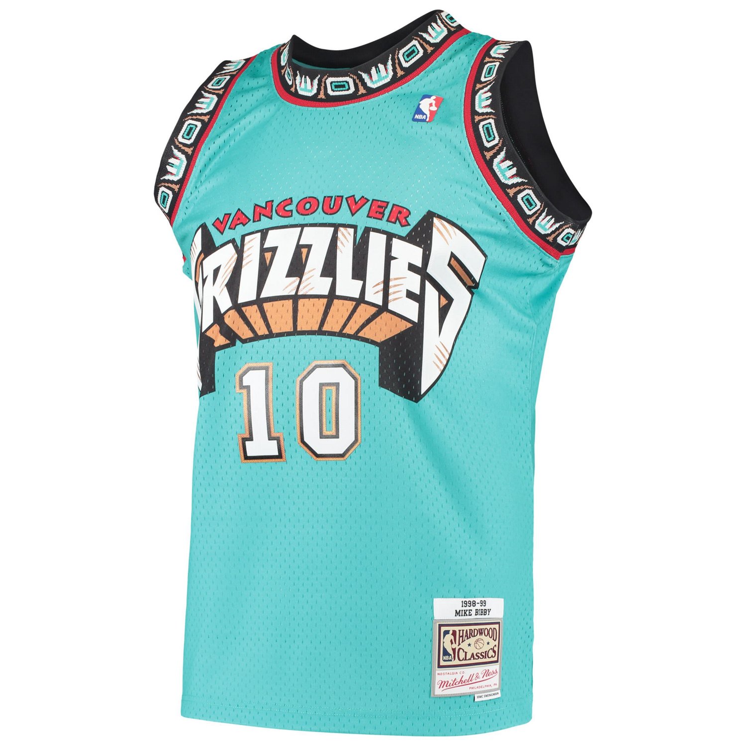 Mitchell  Ness Mike Bibby Vancouver Grizzlies Hardwood Classics Swingman Jersey - view number 2