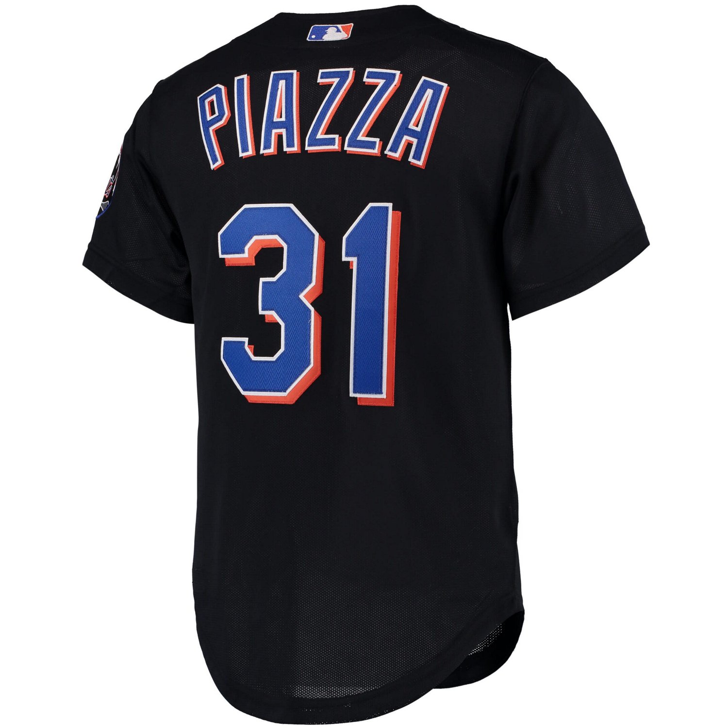 Mitchell Ness Mike Piazza New York Mets Cooperstown Collection Mesh Batting Practice Button-Up Jersey