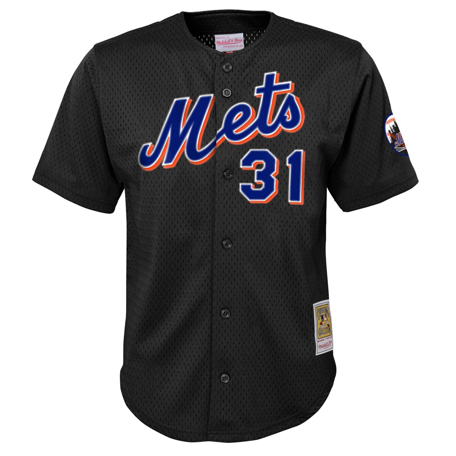 Mitchell  Ness Mike Piazza New York Mets Cooperstown Collection Mesh Batting Practice Jersey