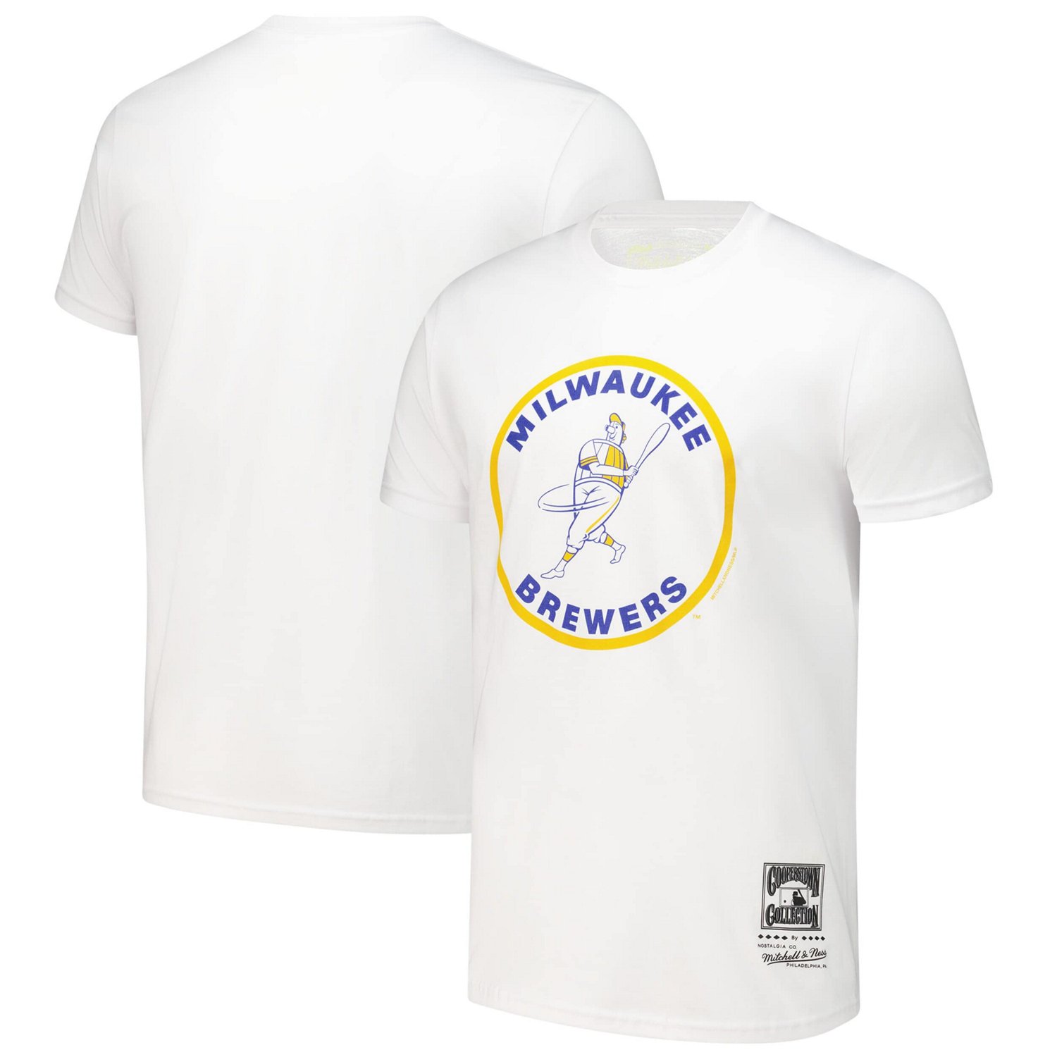 Mitchell  Ness Milwaukee Brewers Cooperstown Collection Logo T-Shirt - view number 1