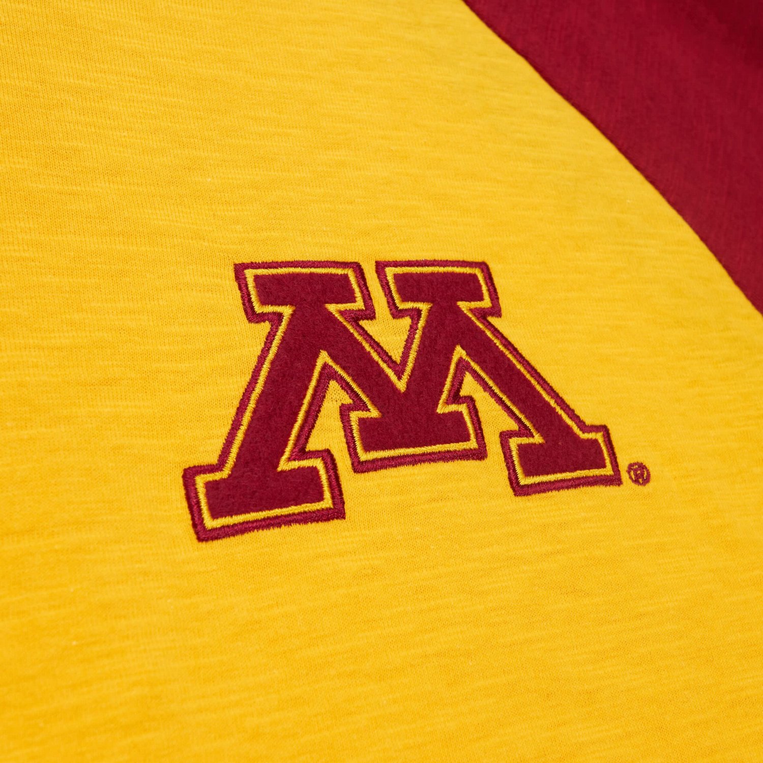 Mitchell  Ness Minnesota en Gophers Legendary Slub Raglan Long Sleeve T-Shirt