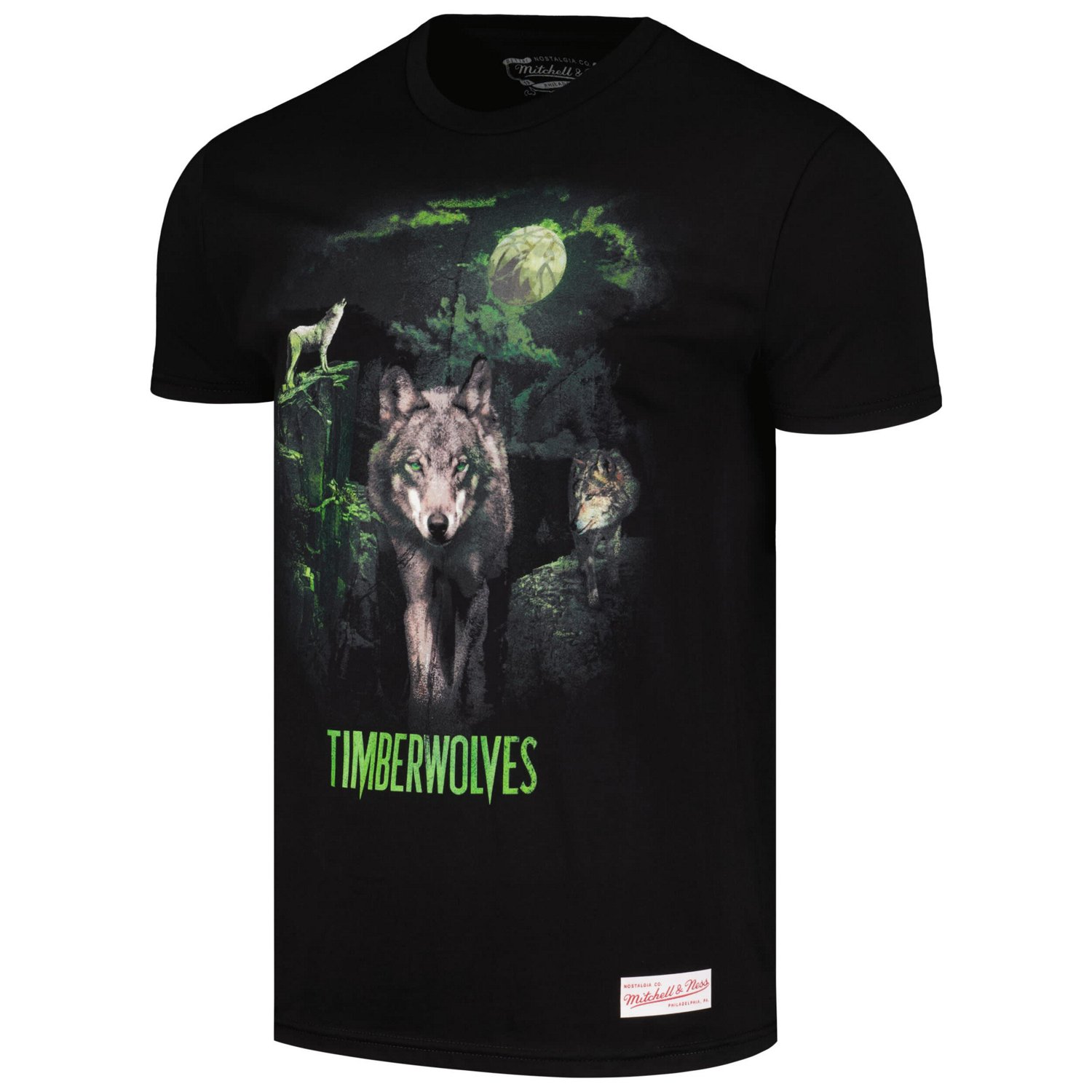 Mitchell  Ness Minnesota Timberwolves Hardwood Classics Forest T-Shirt - view number 2