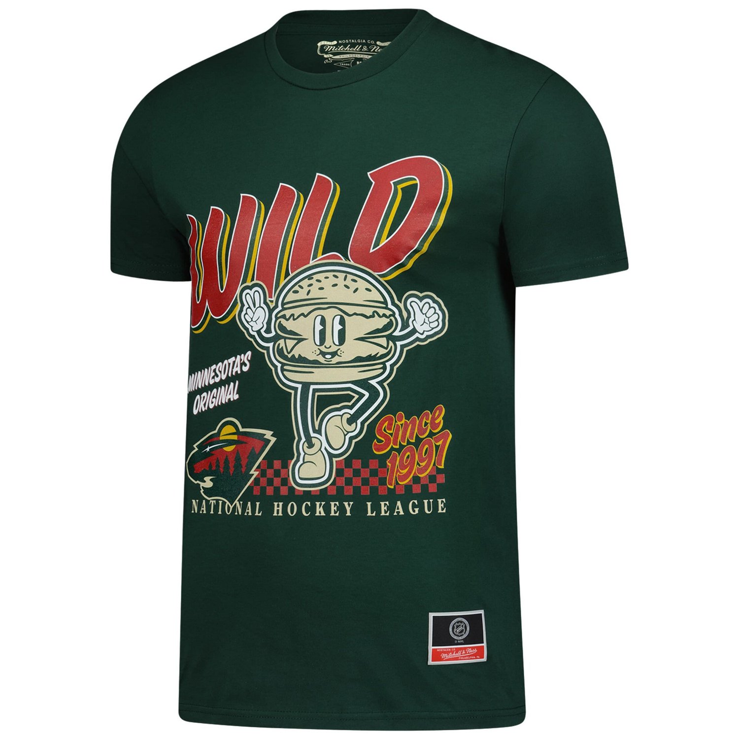 Mitchell  Ness Minnesota Wild Local Food T-Shirt - view number 2