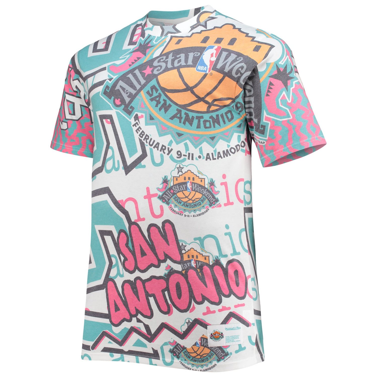 Mitchell  Ness NBA 1996 All-Star Game Hardwood Classics Big  Tall Jumbotron T-Shirt - view number 2