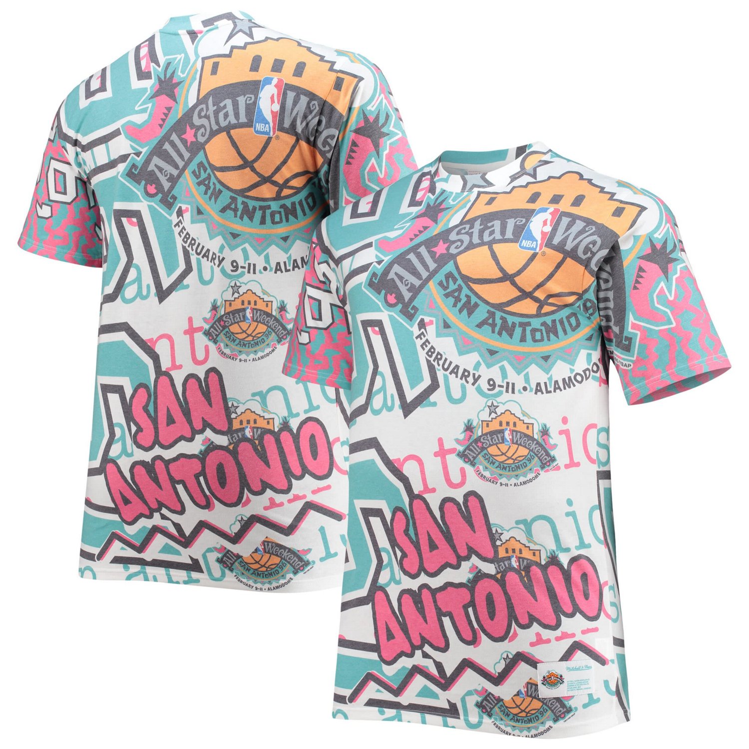 Mitchell  Ness NBA 1996 All-Star Game Hardwood Classics Big  Tall Jumbotron T-Shirt - view number 1